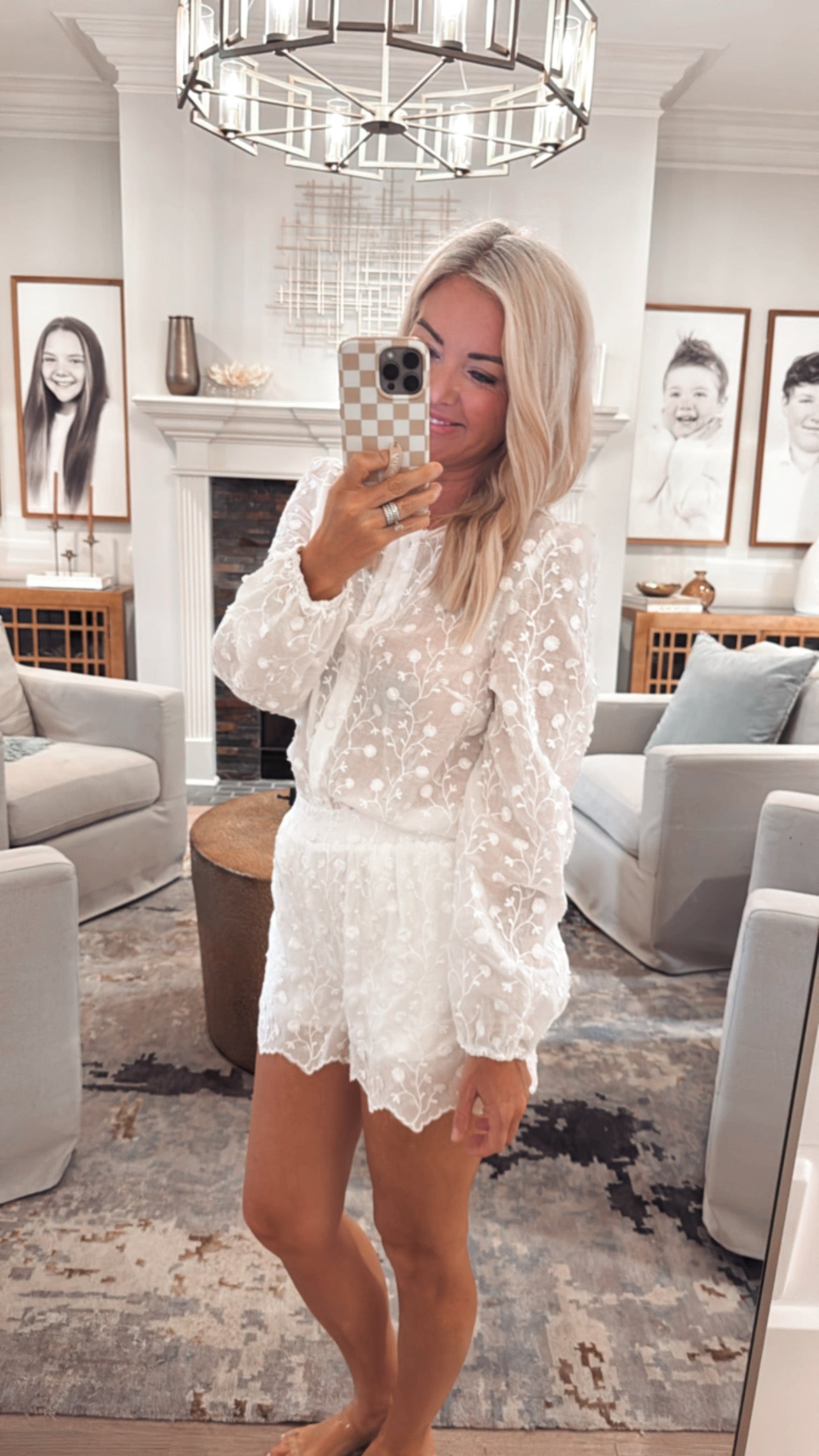 Jacquard Floral Embroidery Set