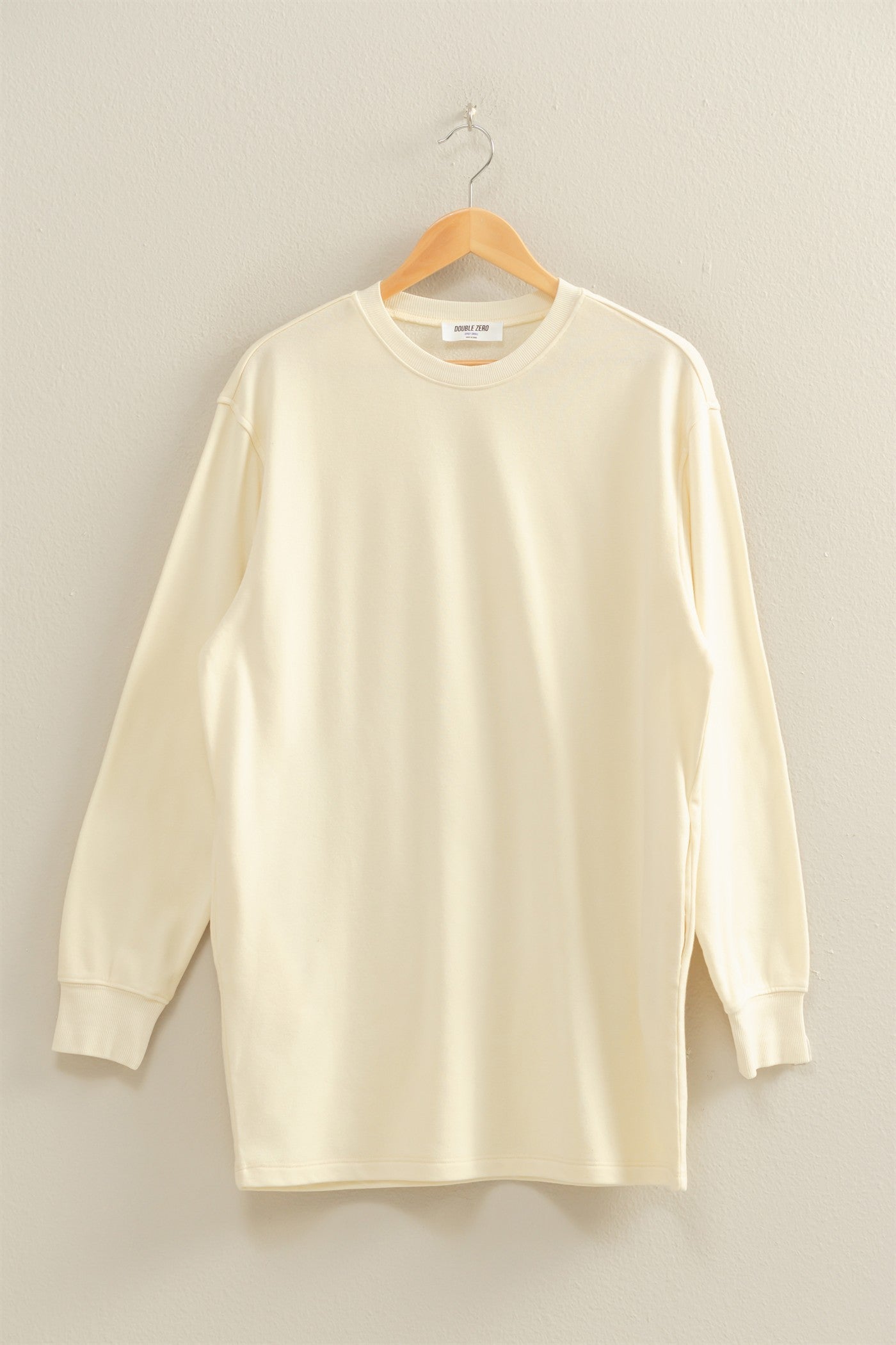 Mineral Washed Oversize Sweatshirt Dress