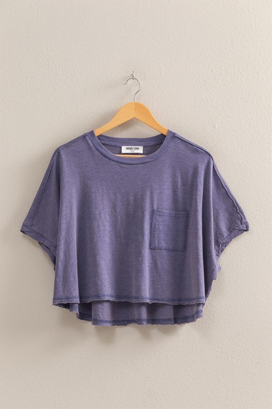 Crew Neck Boxy Tee
