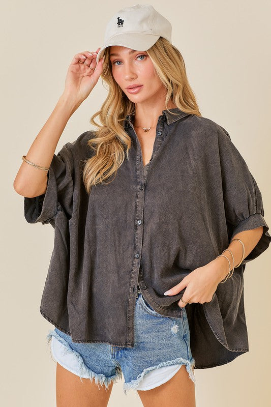 Up For It Oversized Top