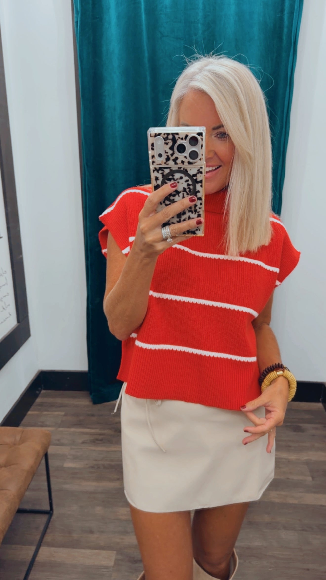 Turtleneck Crop Knit Sweater