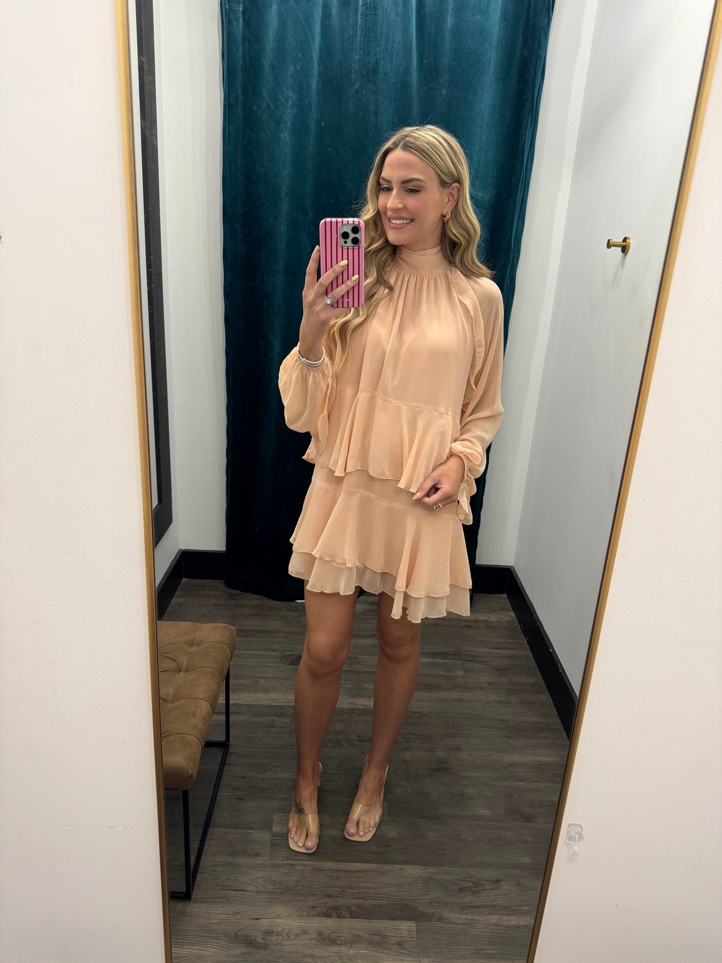 Bebe Doux Ruffle Mock Mini