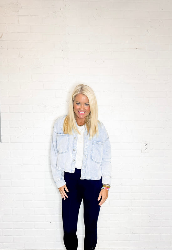 Z Supply All Day Cropped Knit Jacket