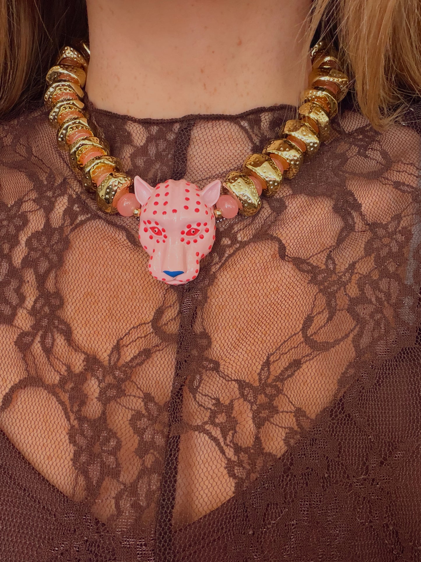 Statement Leopard Necklace