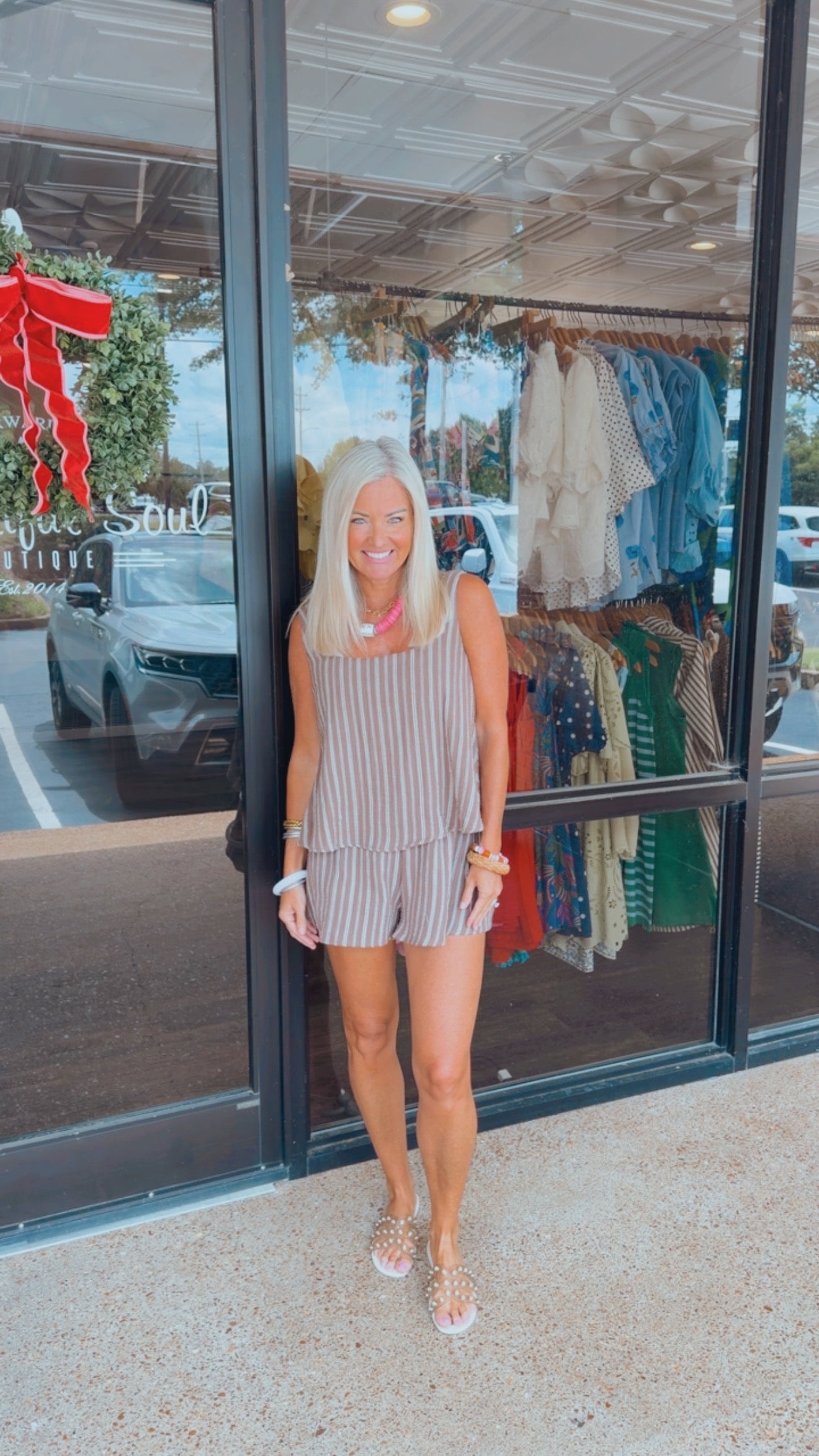 Square Tank Romper