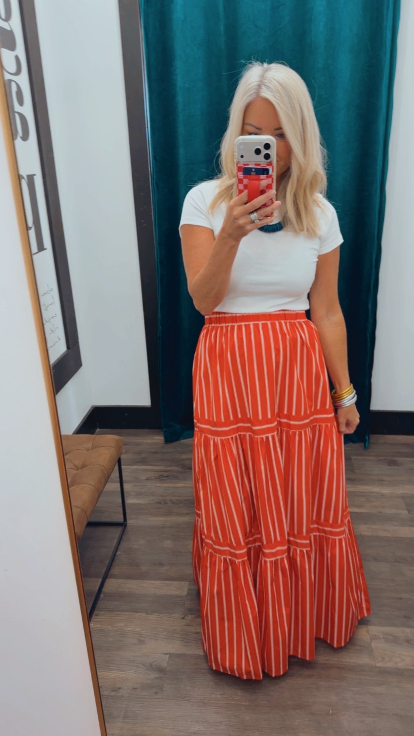 All Stripes Maxi Skirt