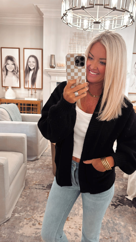 Textured Knit Cardigan