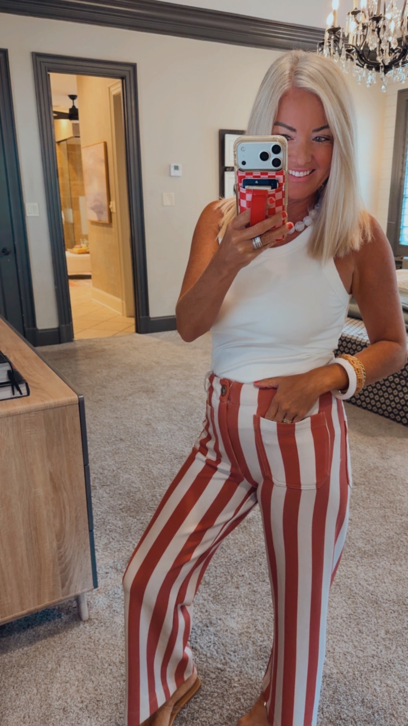 Classy Cozy Stripe Pant