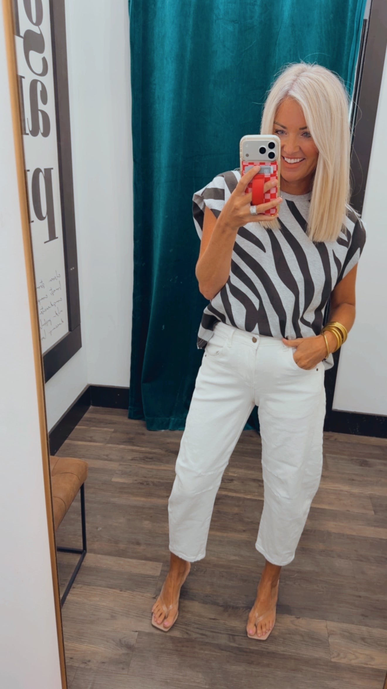 Wild Zebra Muscle Tee