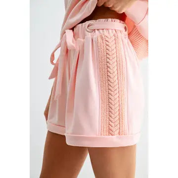 Knit Trim Lounge Set