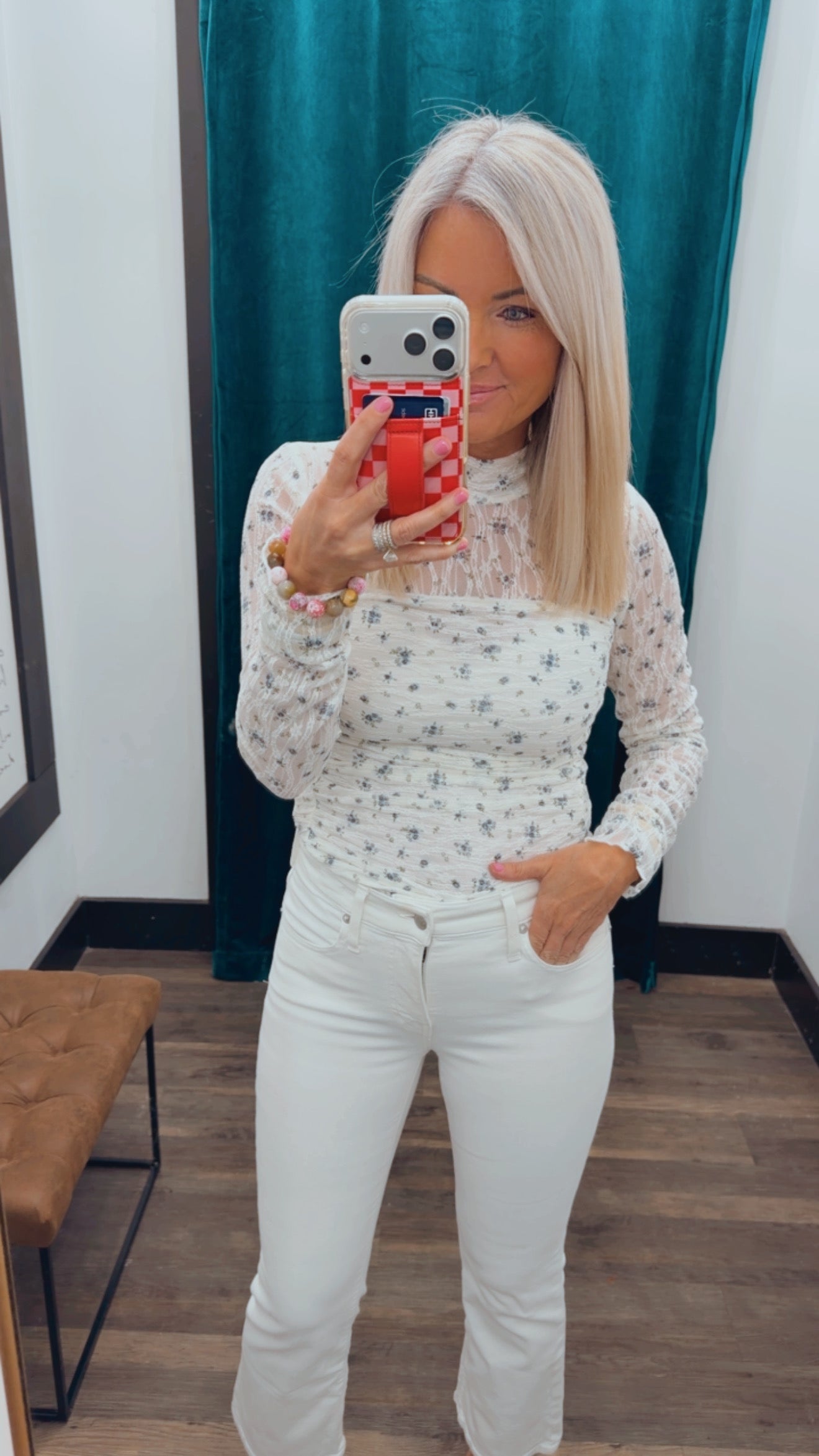 Floral Lace Mesh Bodysuit