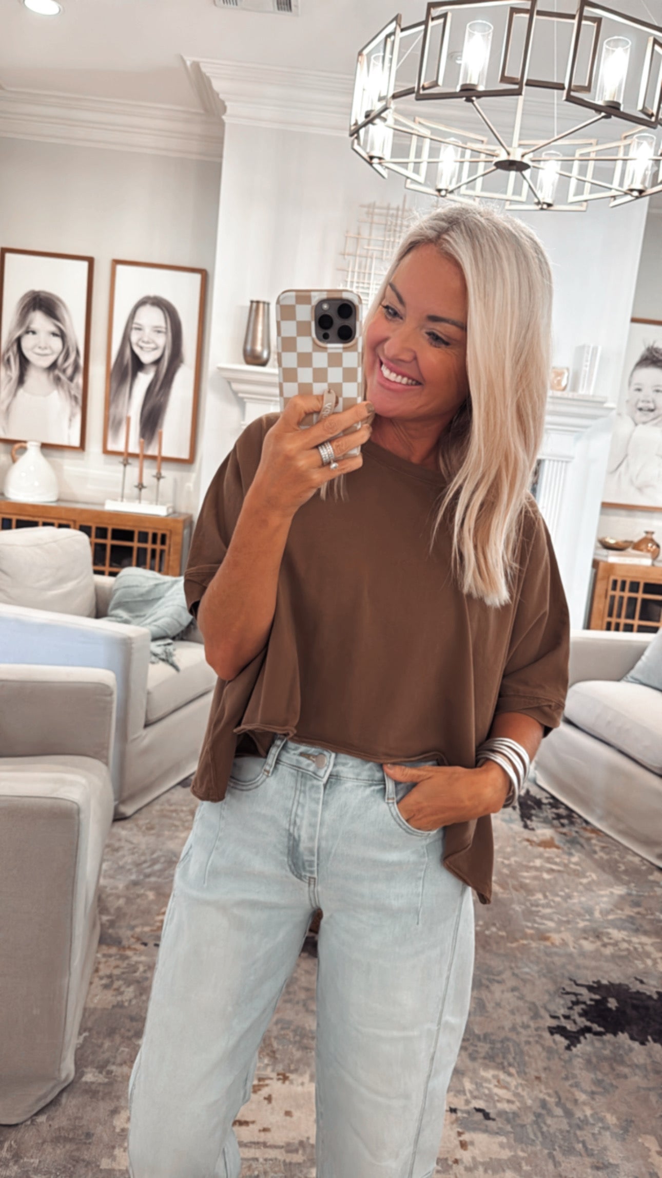 Bye and Wash Oversized Top