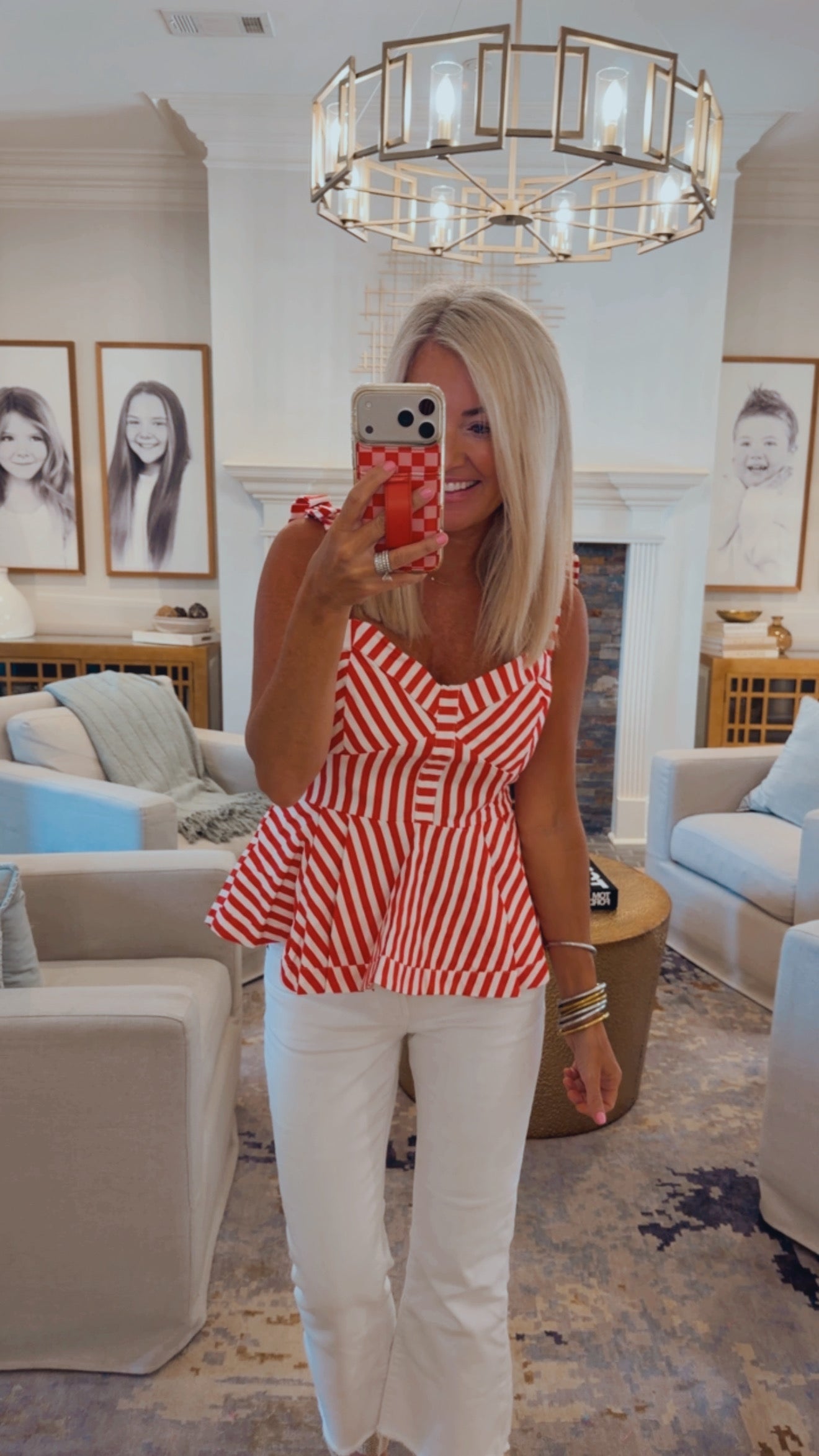 TAILORED PEPLUM TOP