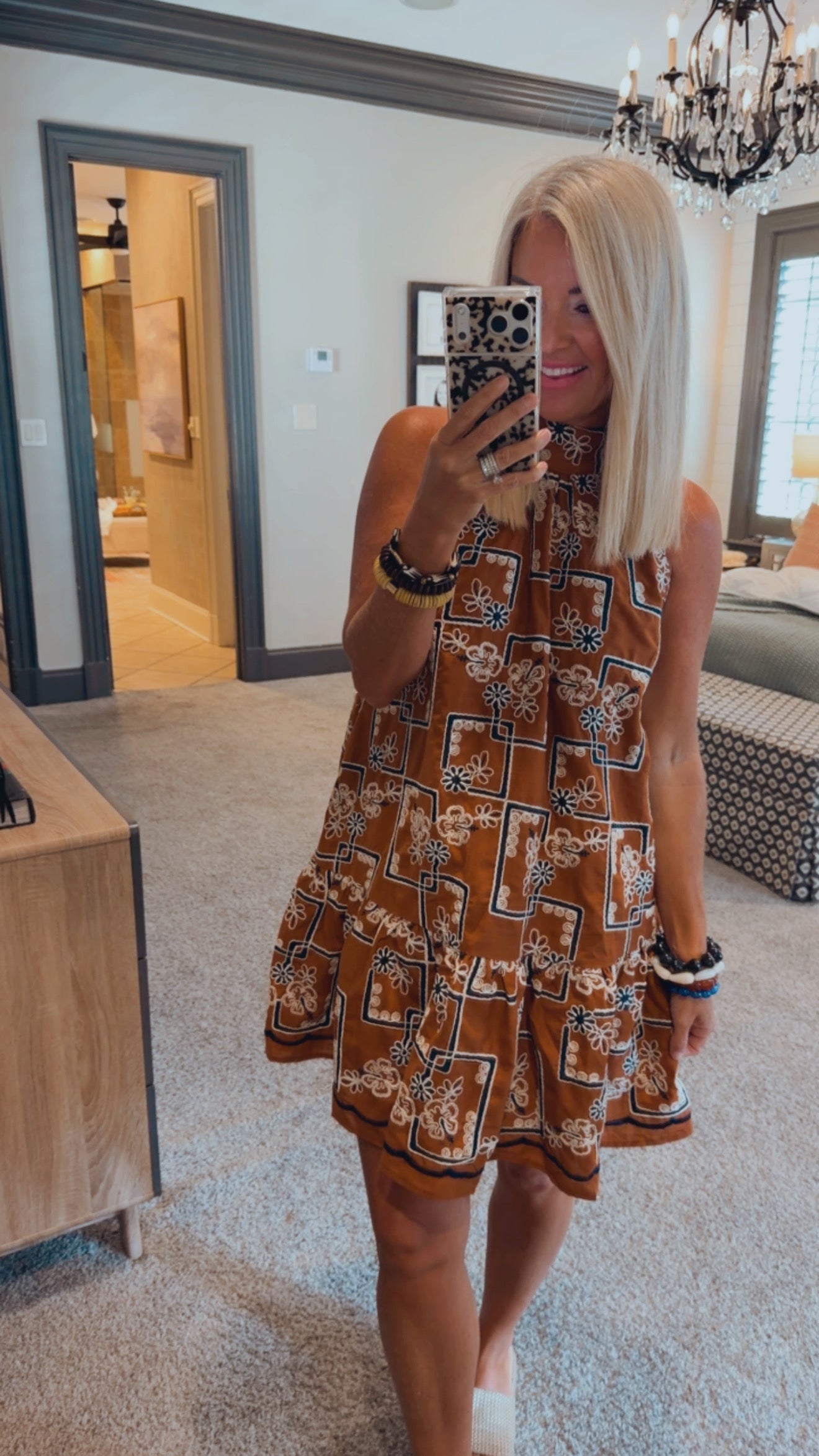 Gemma Embroidered Dress