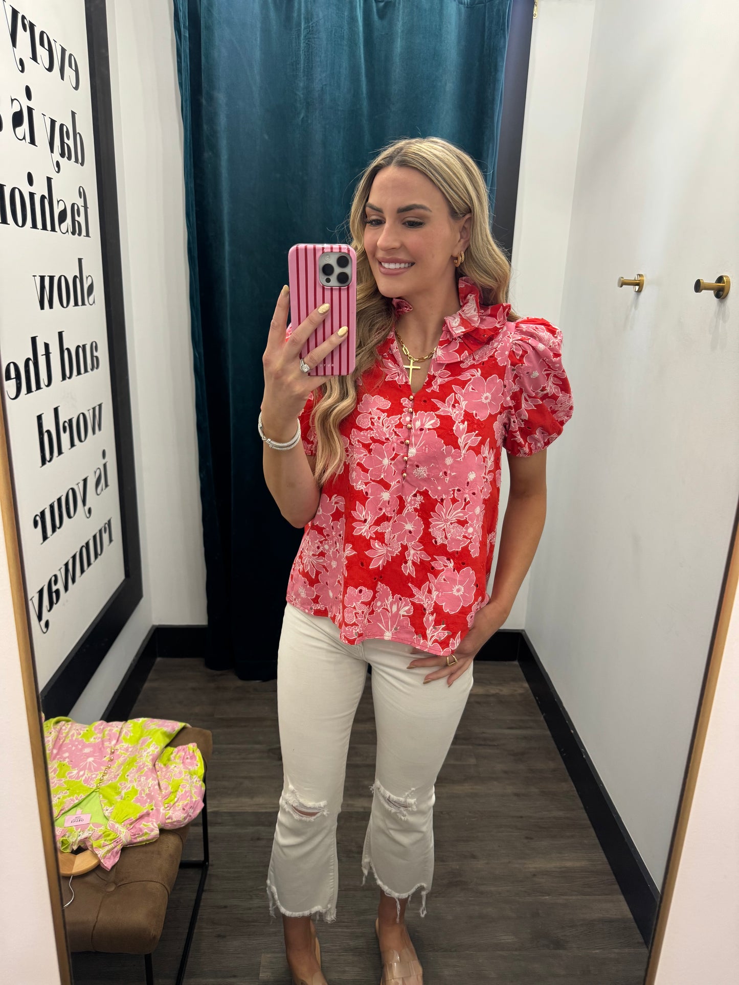 Botanical Print Top