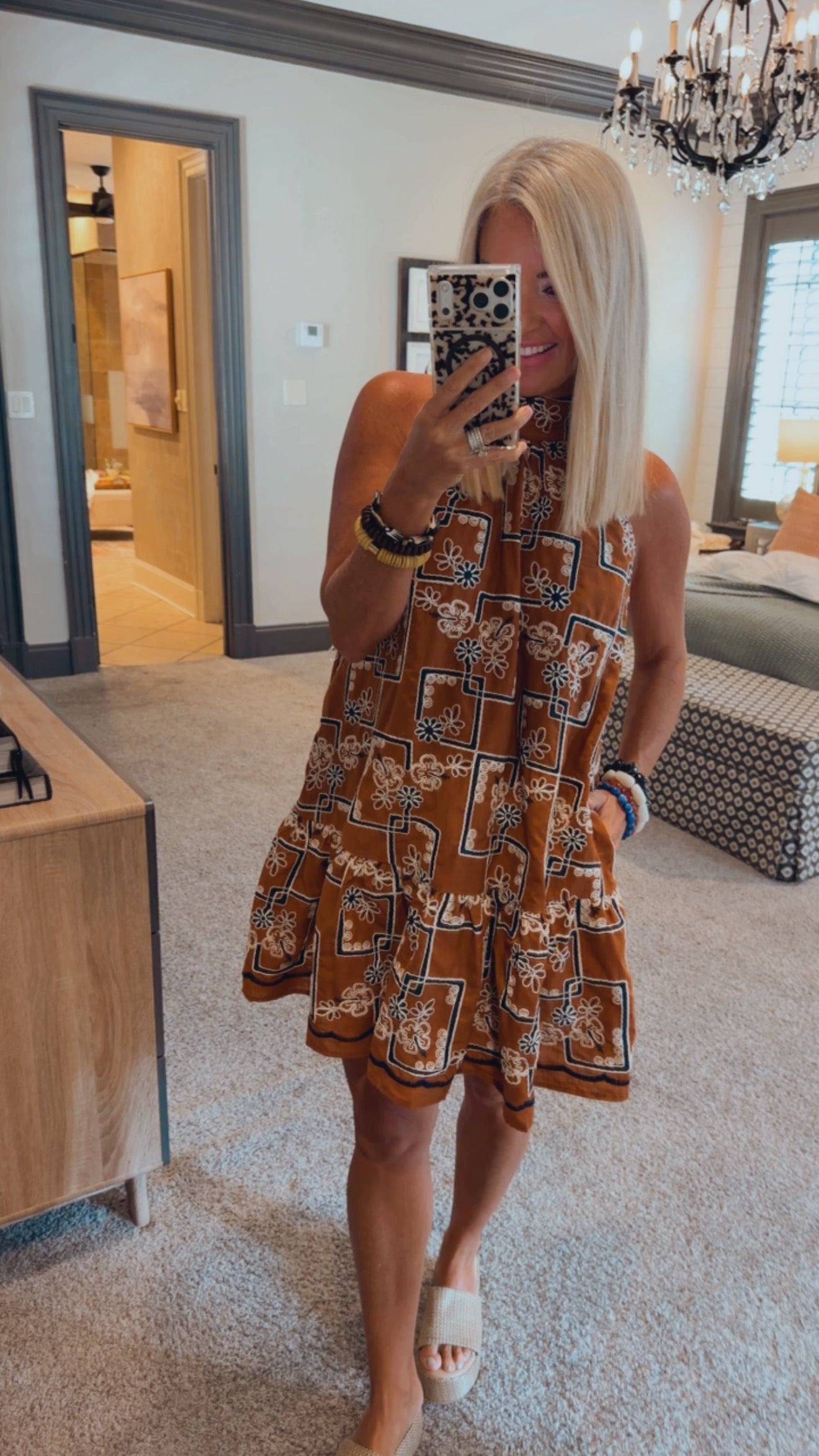 Gemma Embroidered Dress