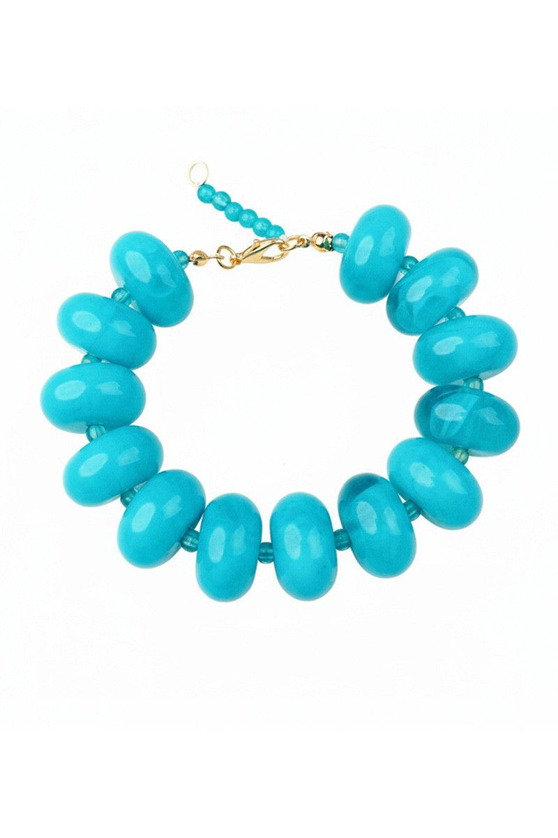 Acrylic Colorful Bead Bracelet