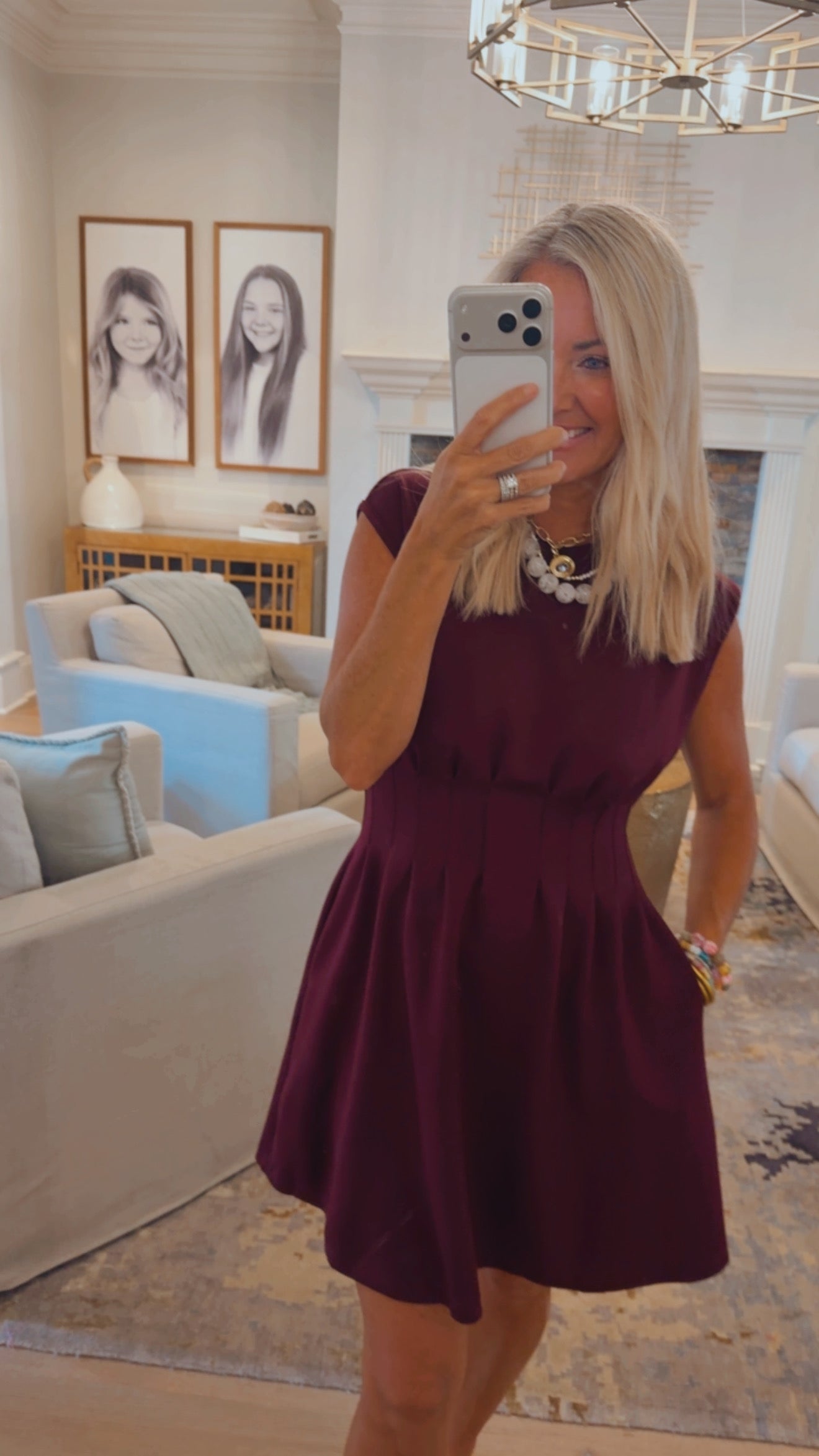 Cap Sleeve Mini Dress