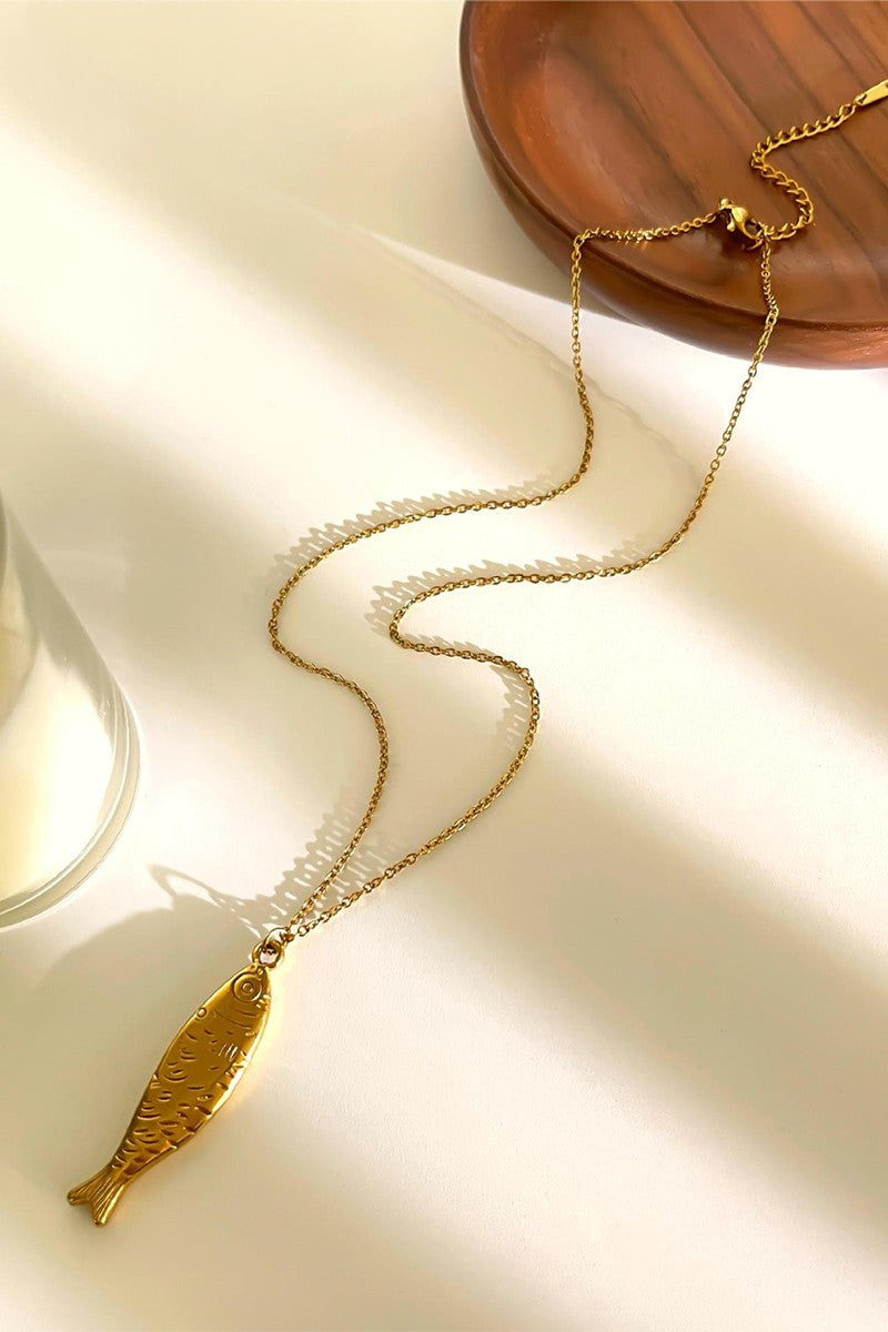 Stainless Steel Fish Pendant