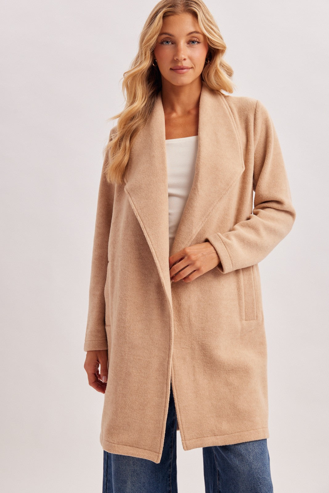 Open Front Knit Jacket