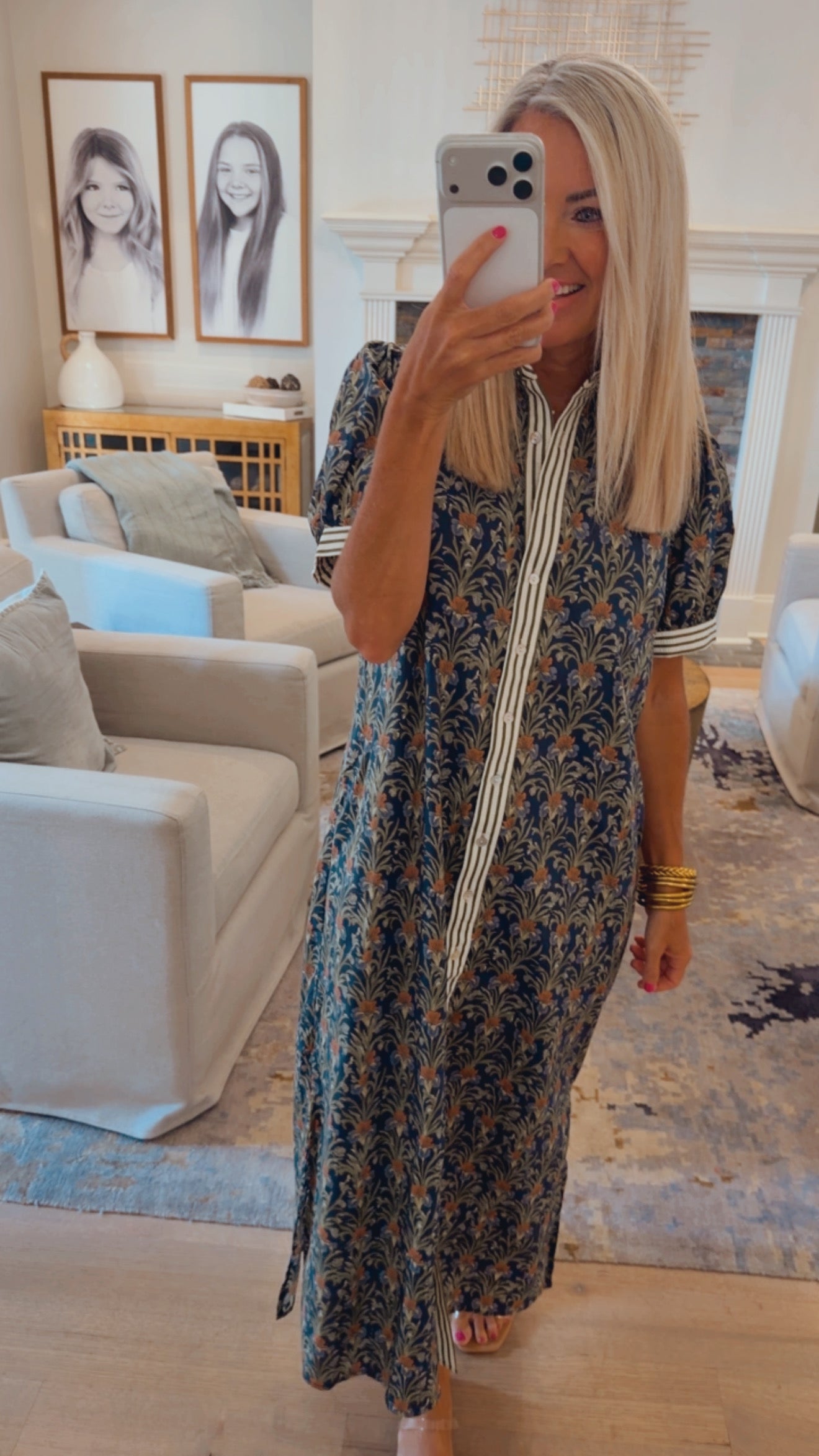 Willow Garden Midi Dress