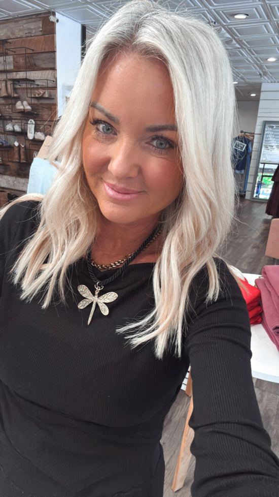 Dragonfly Rope Necklace