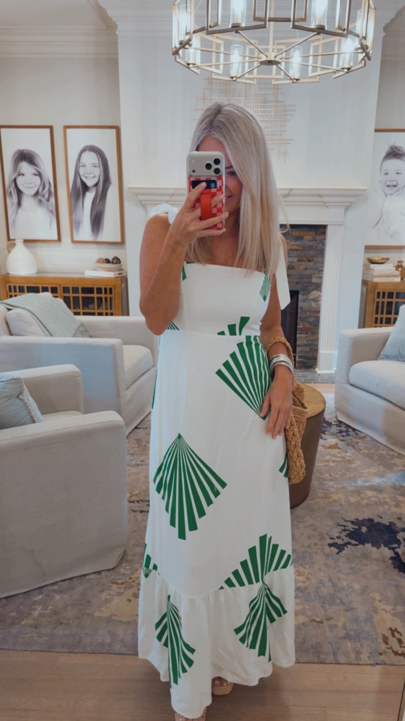 Fan Breeze Hendy Shoulder Tie Maxi Dress