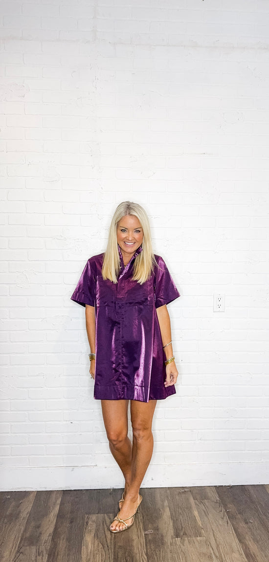 Shimmery Mini Dress