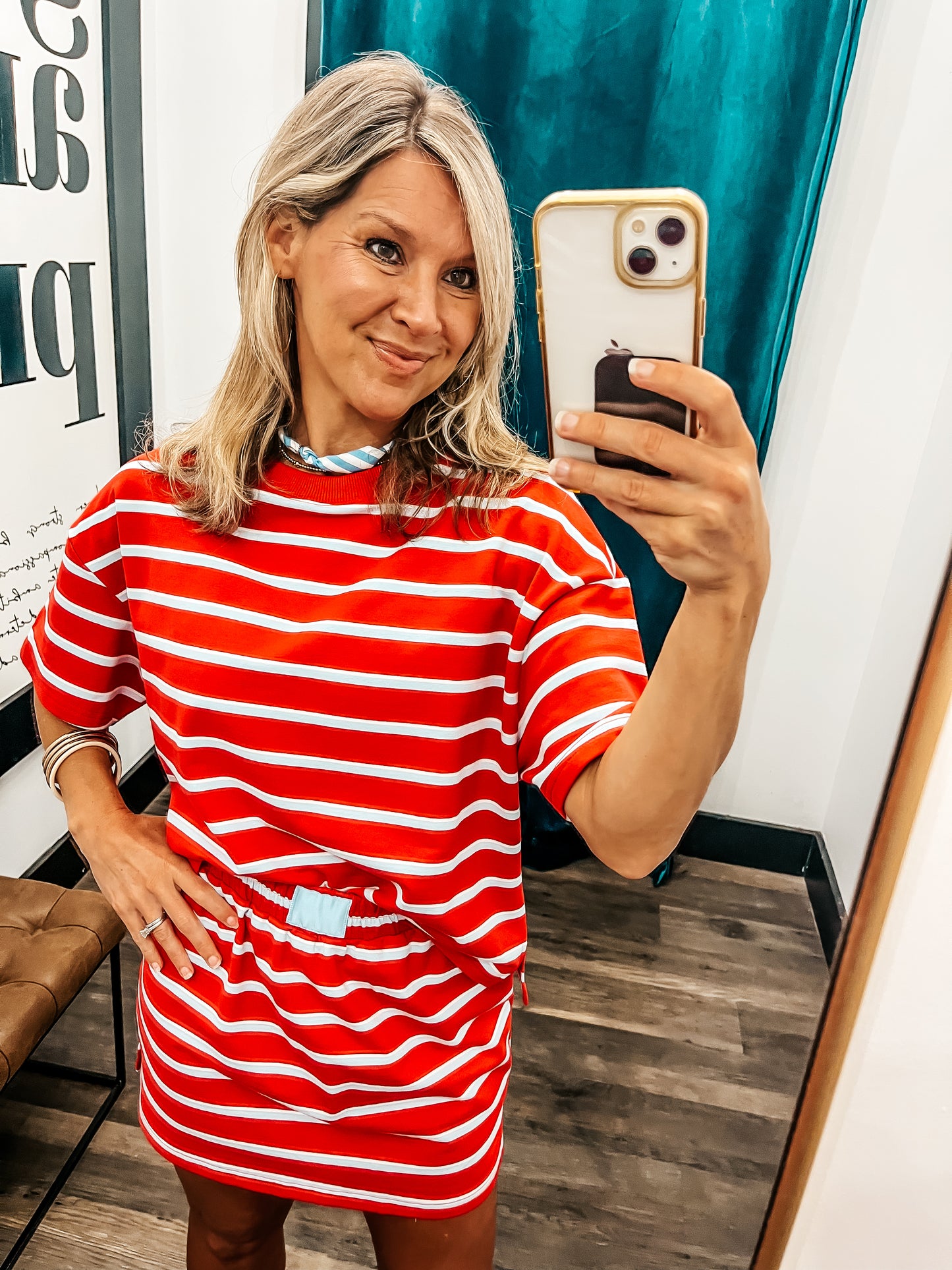 Stripe Lounge Top