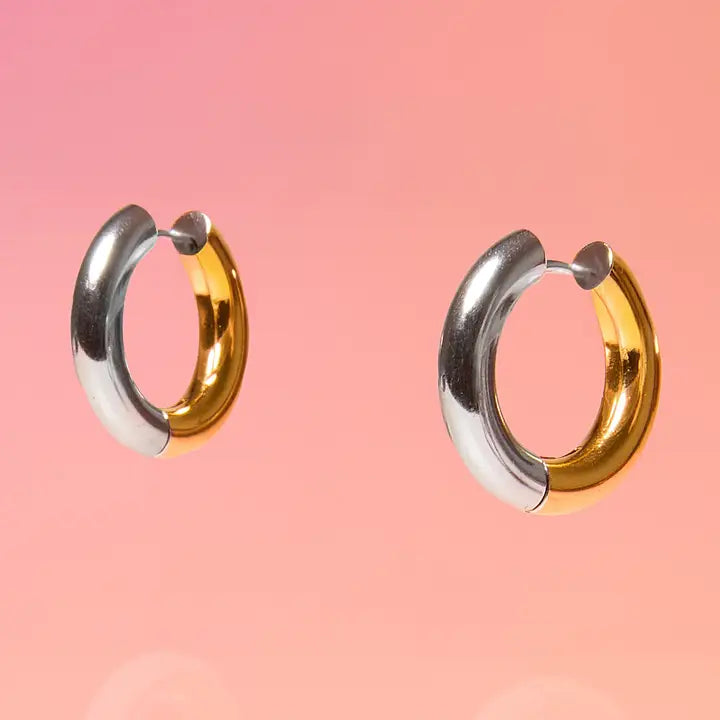 Two Tone Hoops