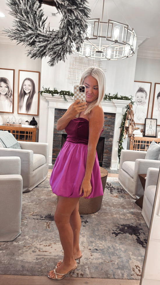 Jasey Bubble Mini Dress