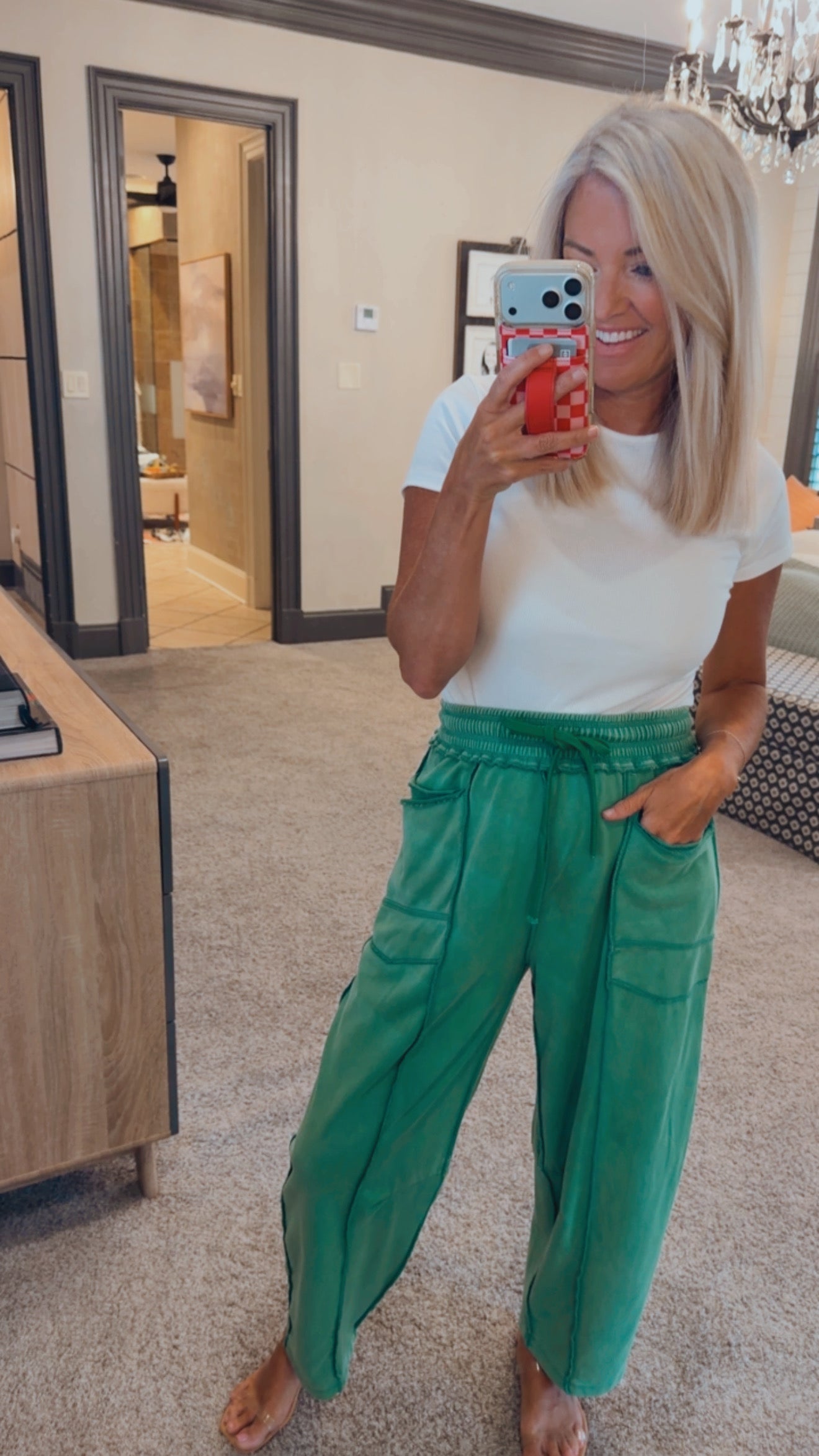 Mineral Wash Barrel Pant