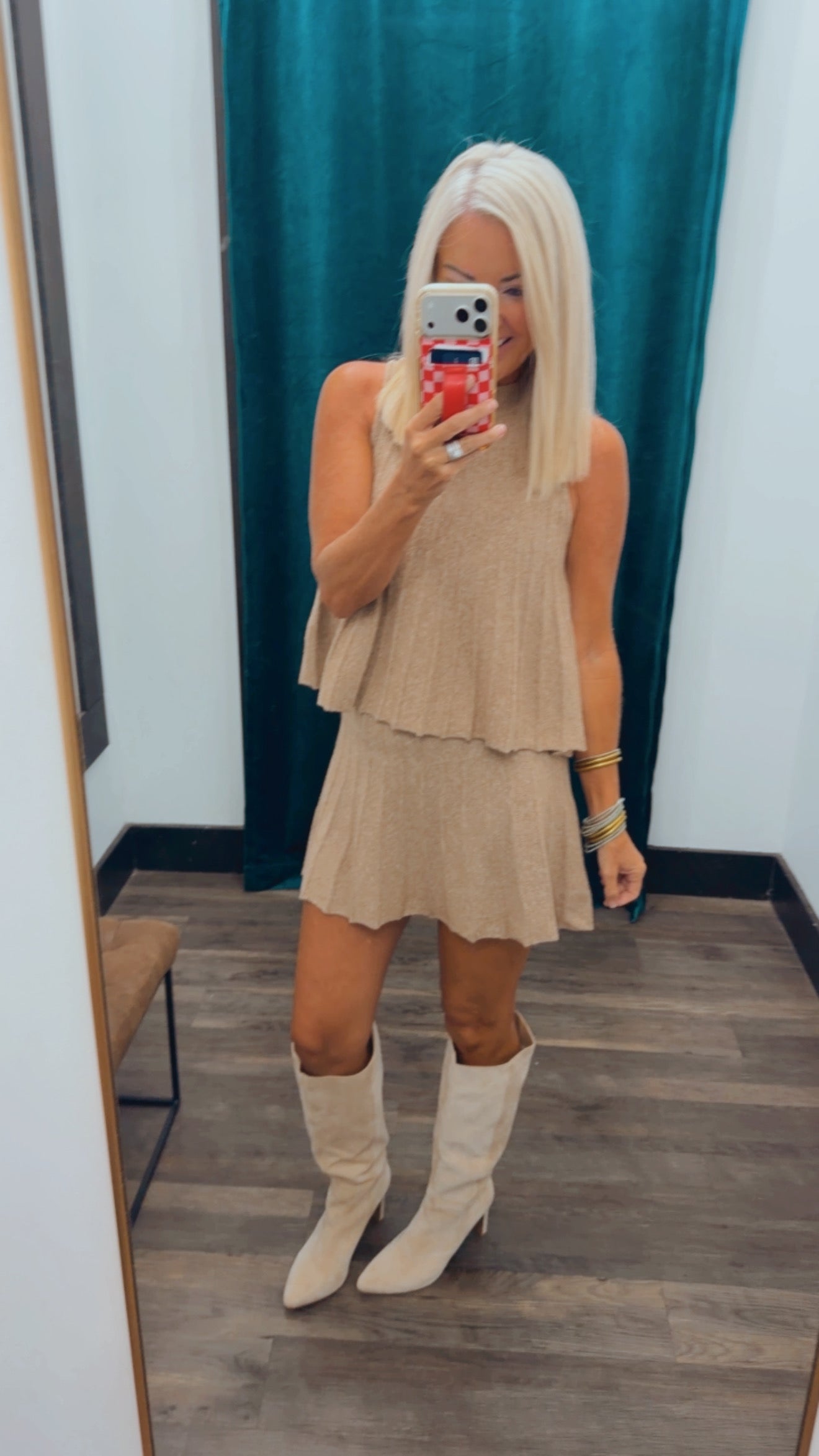 Luxe Knit Sweater Skirt