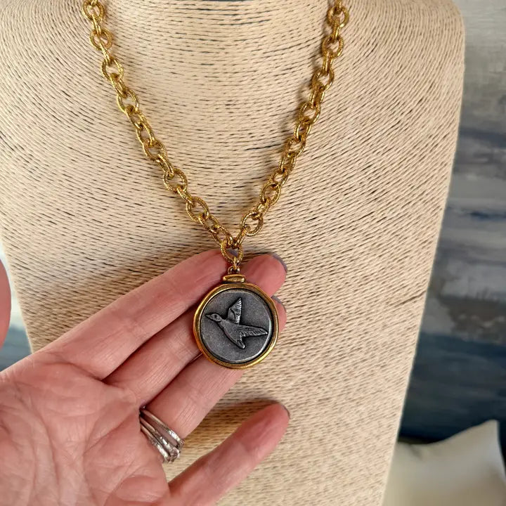 Duck Coin Necklace