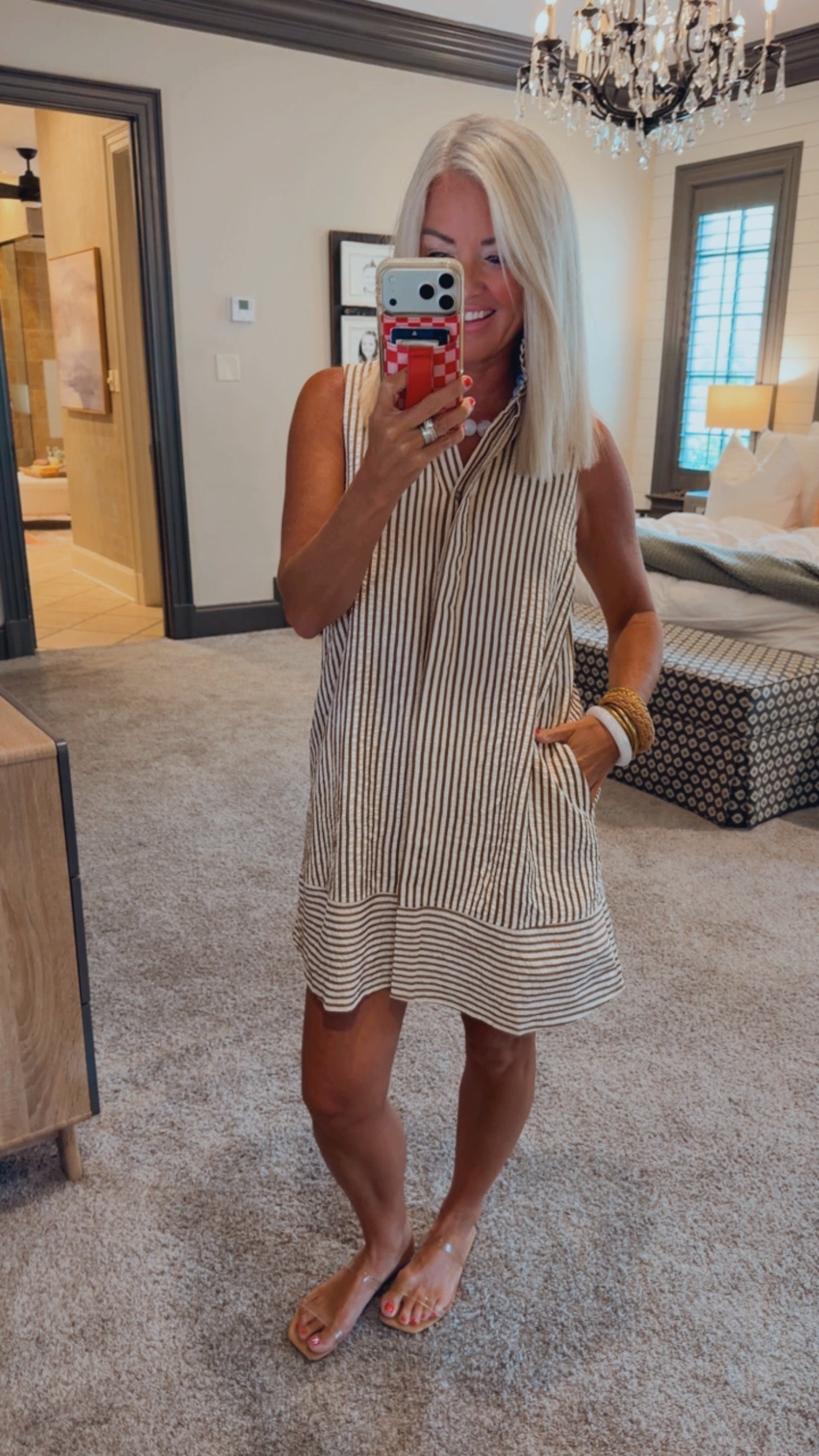 Collared Sleeveless Mini