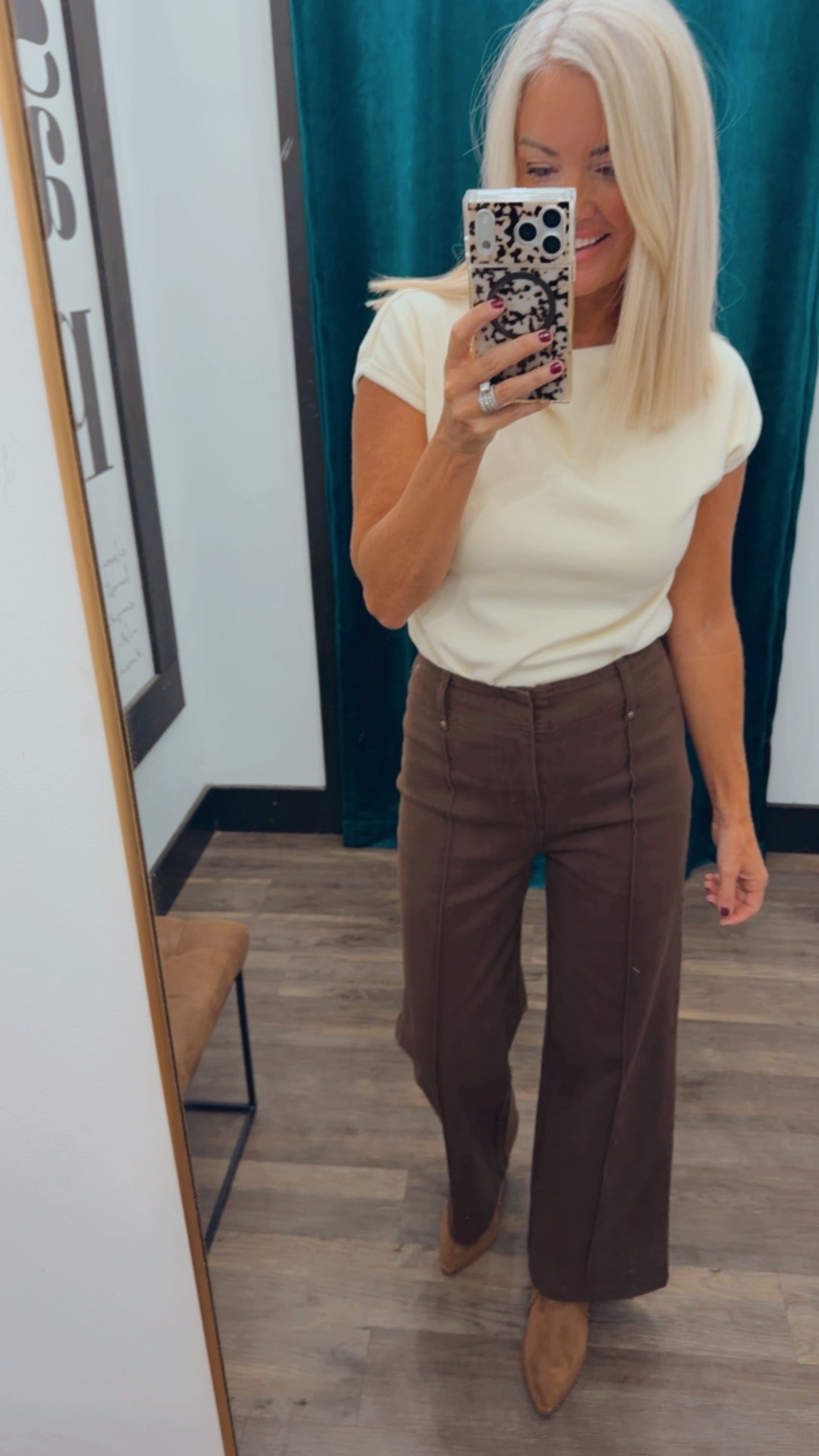 Front Seam Detail Pant