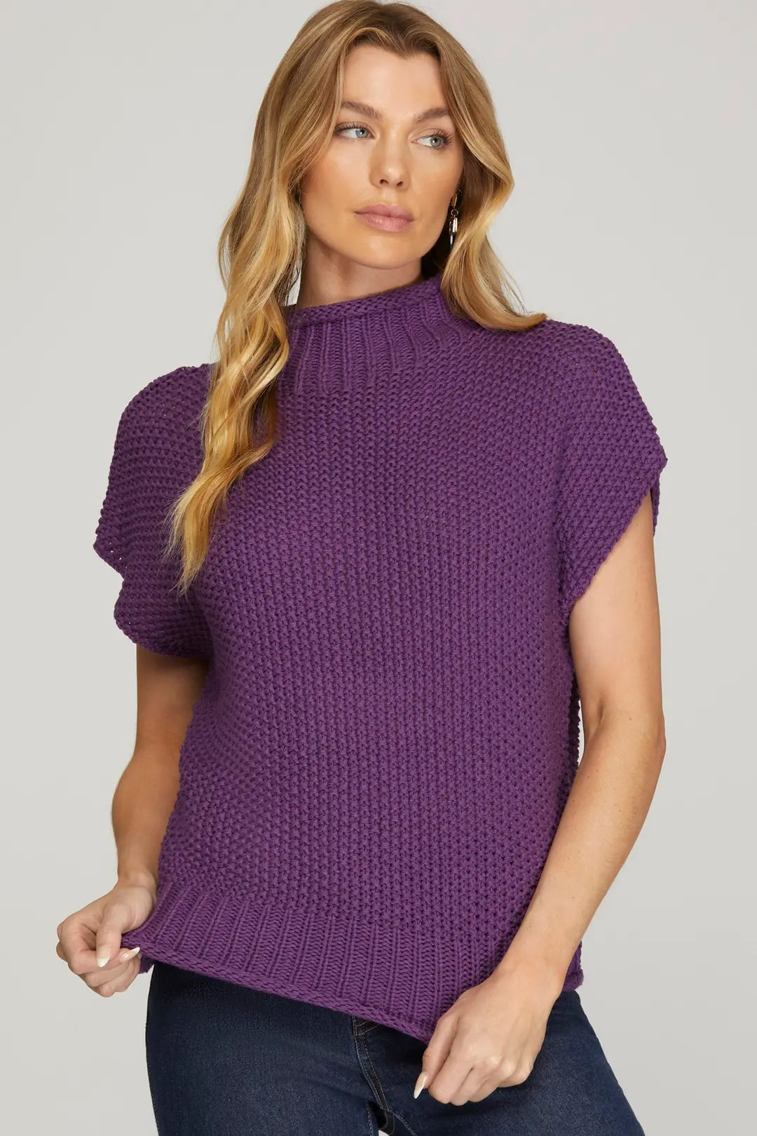 Drop Shoulder Sweater Vest