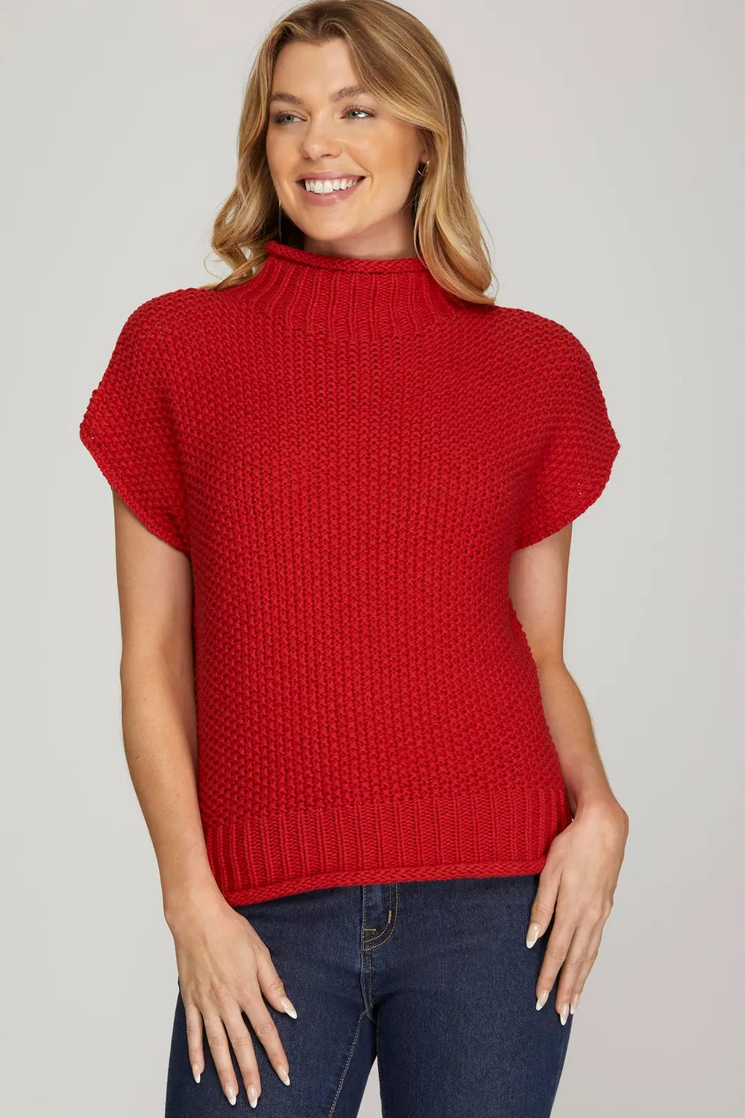 Drop Shoulder Sweater Vest