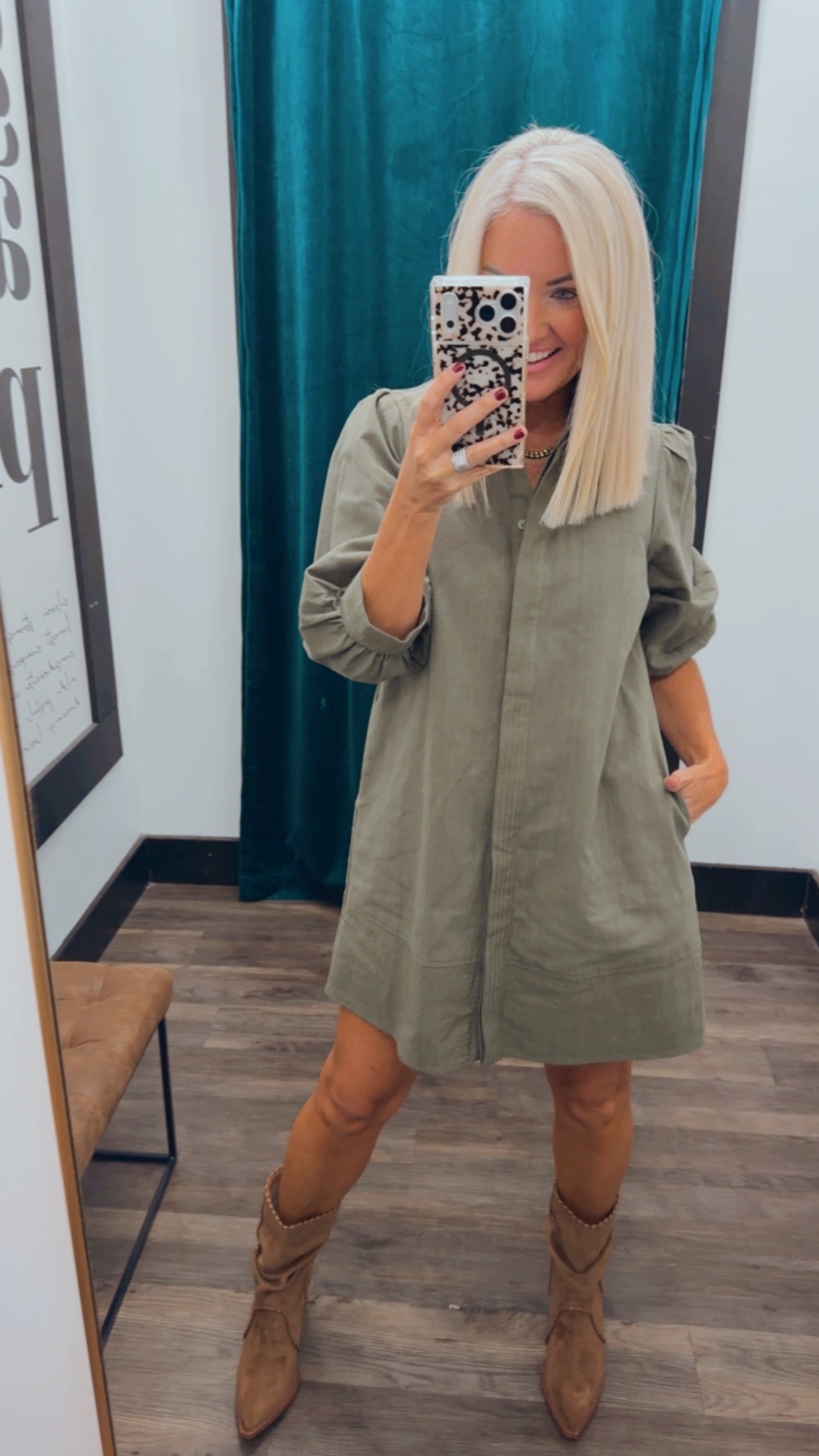 Structured Mini Dress