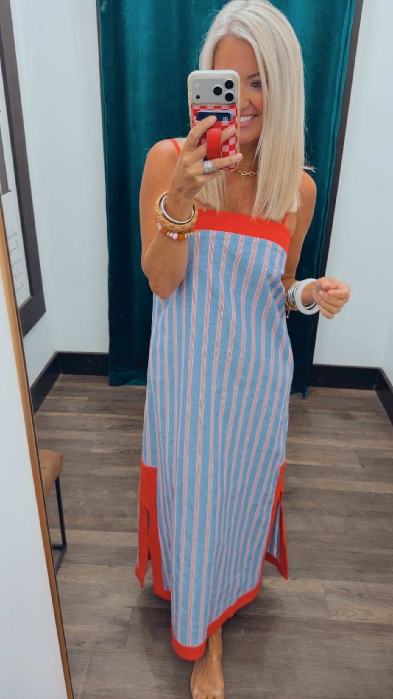 Chambray contrast Dress