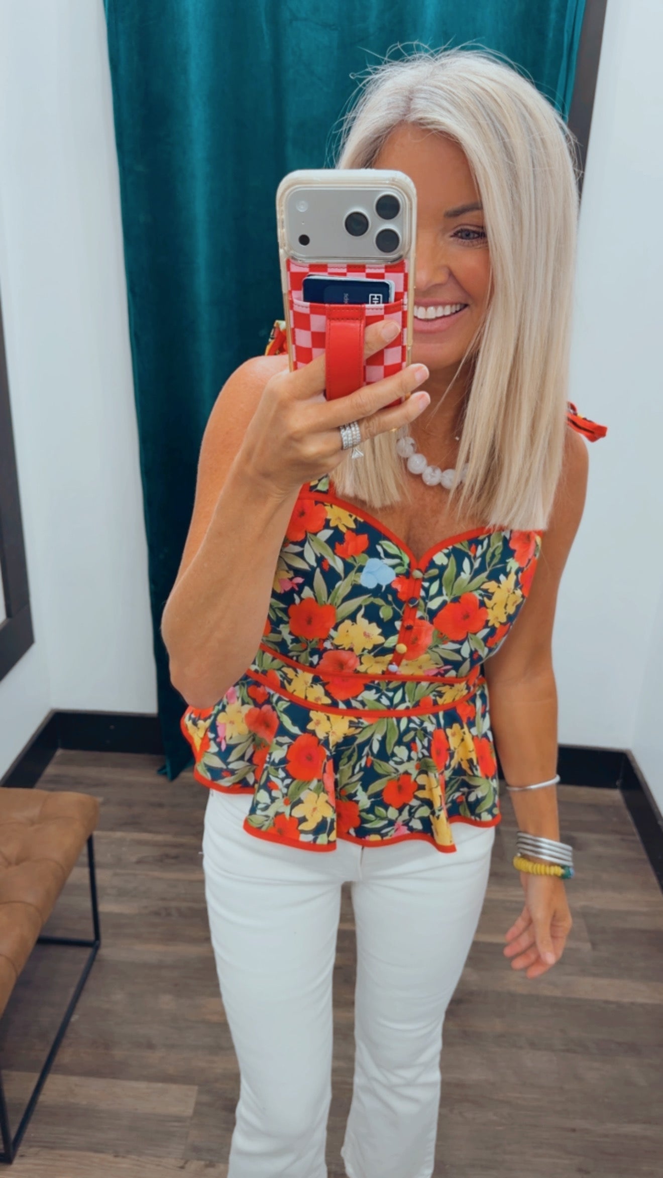 Sweetheart Peplum Top