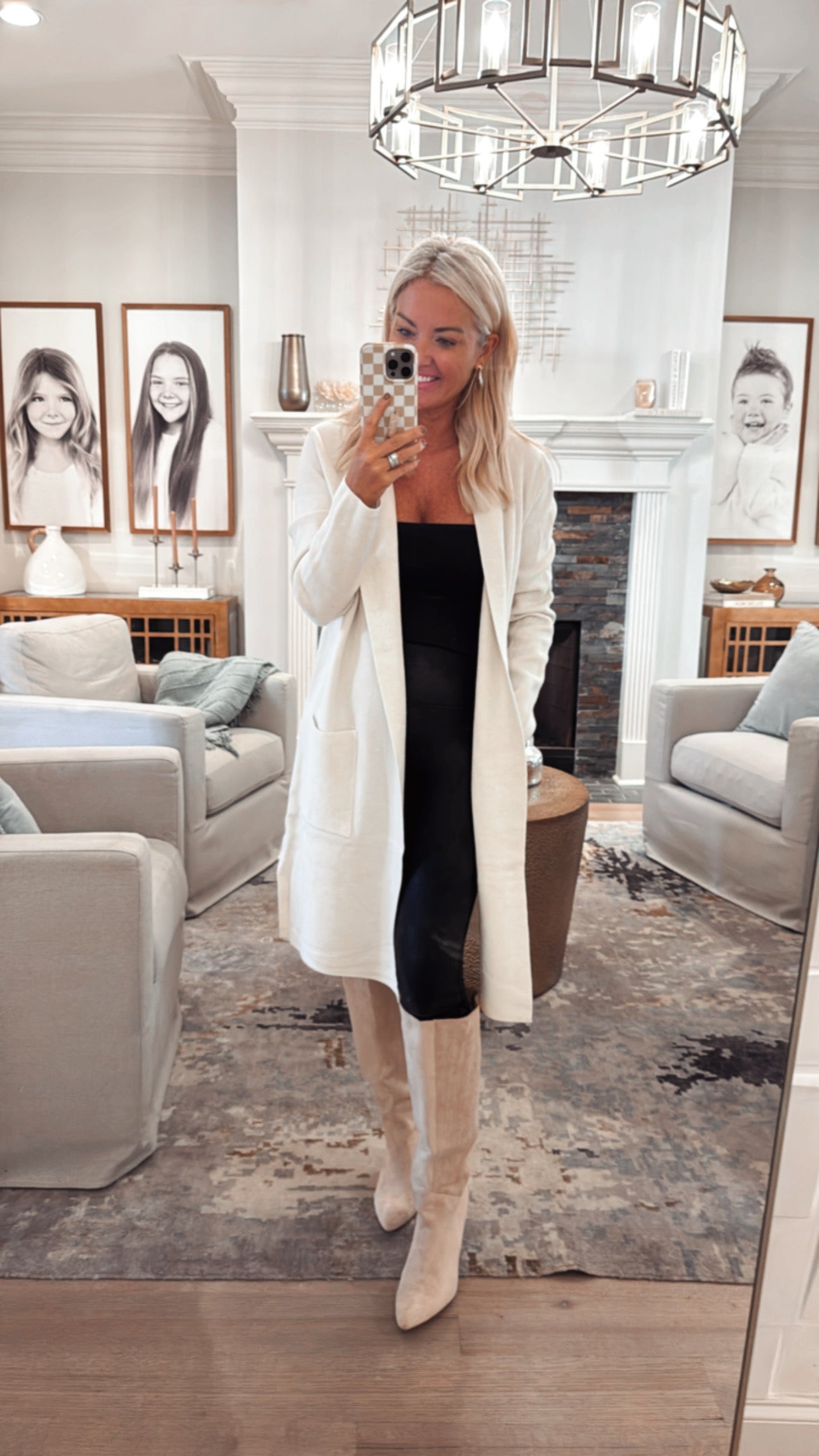 Open Knitted Cardigan
