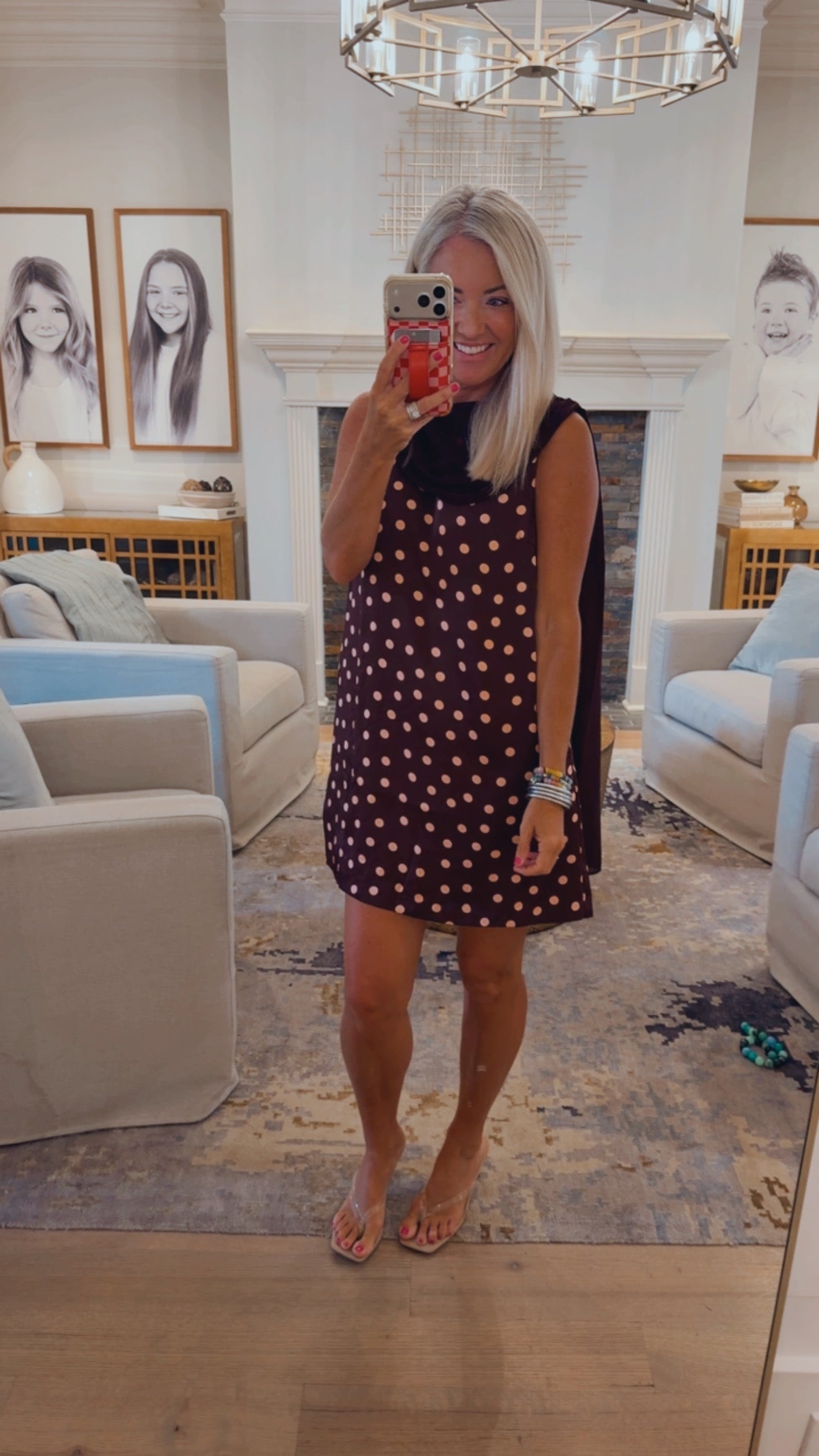 Polka Dot Mini Dress