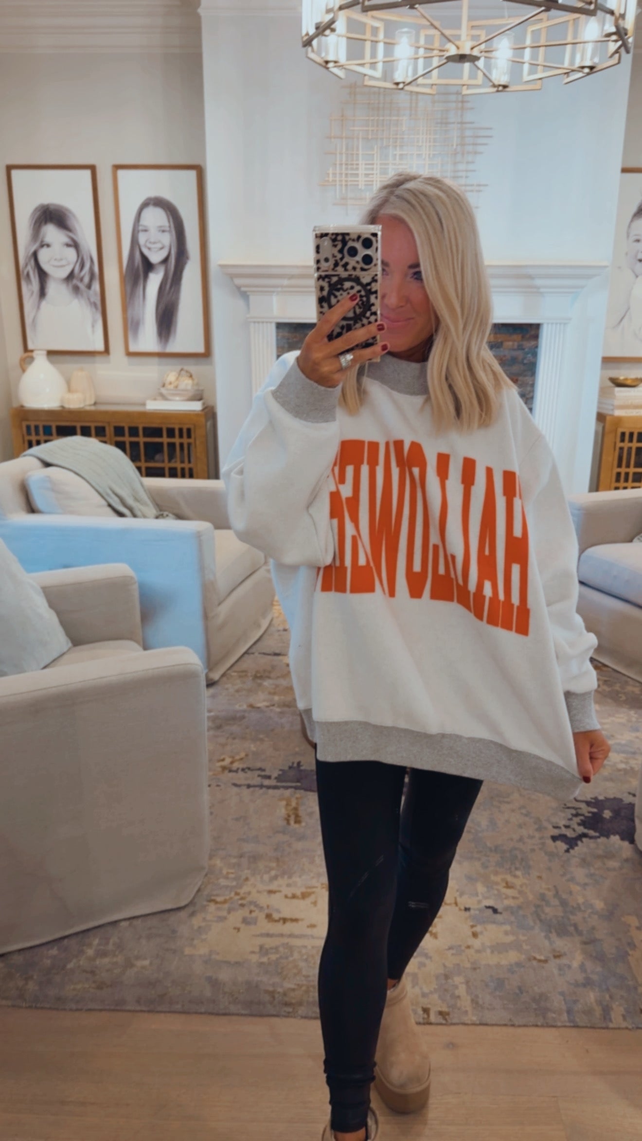 Reversible Halloween Sweatshirt