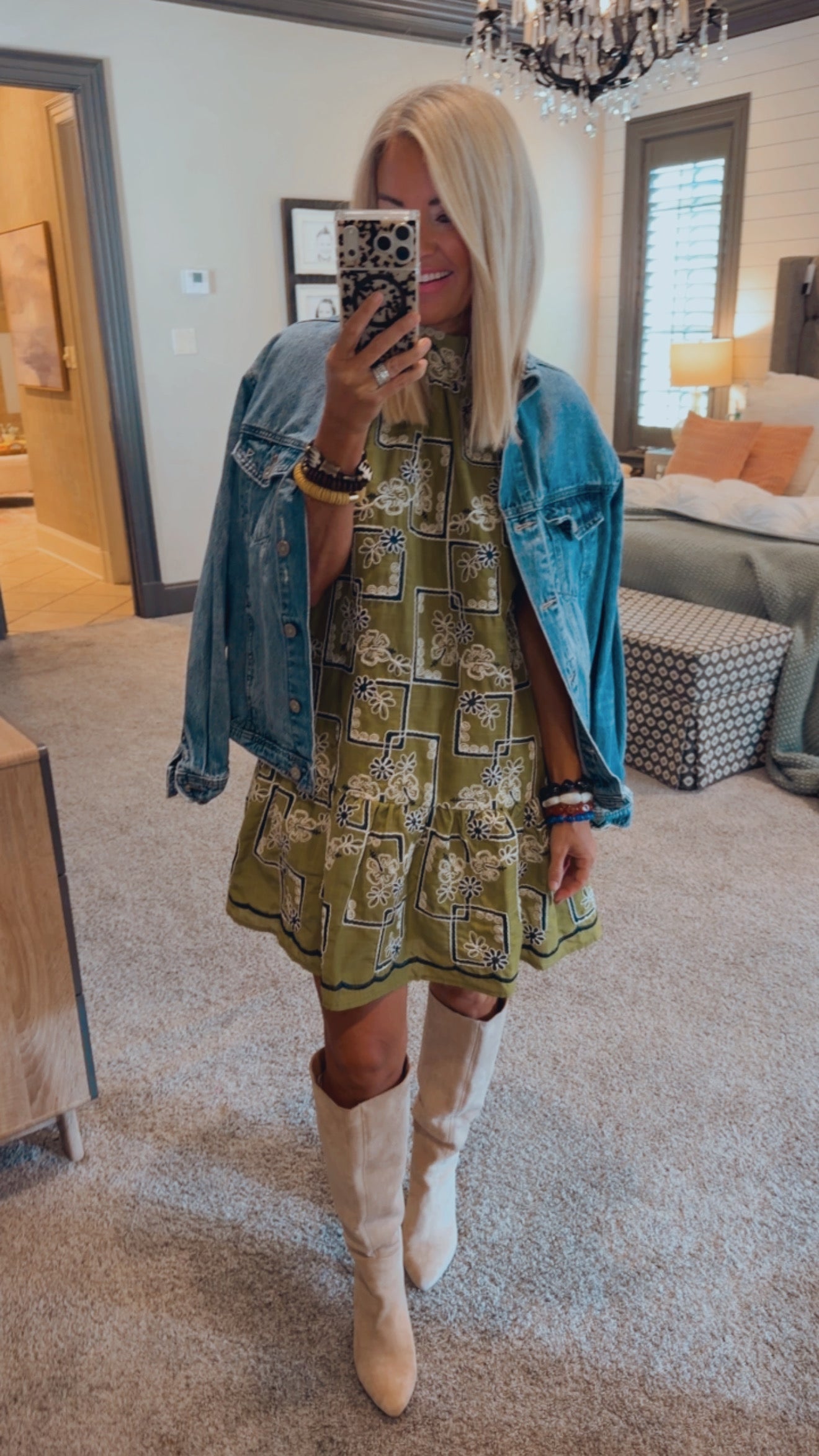 Gemma Embroidered Dress