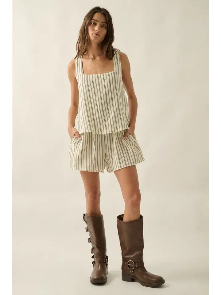 Square Tank Romper