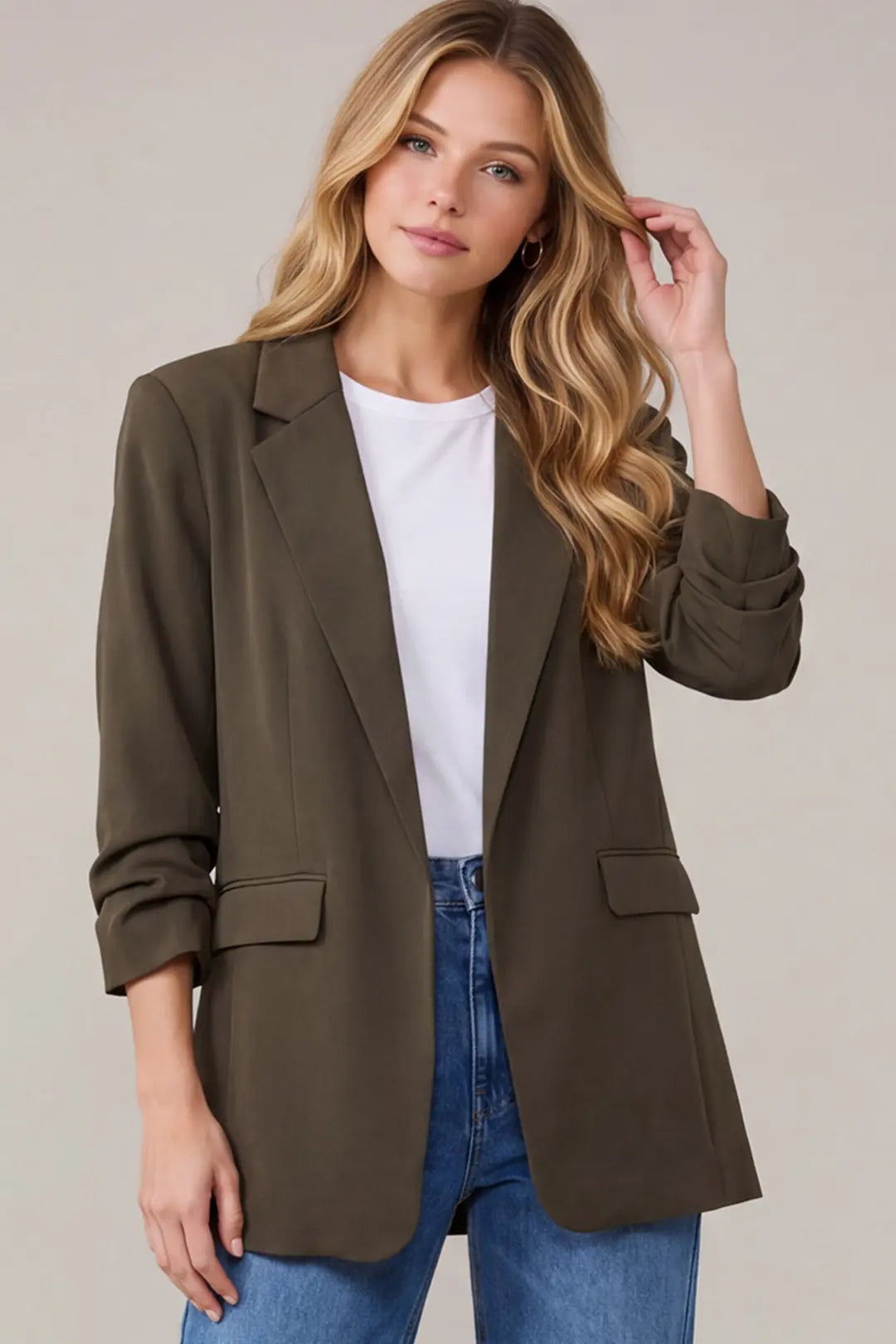 Classic Three Quarter Blazer
