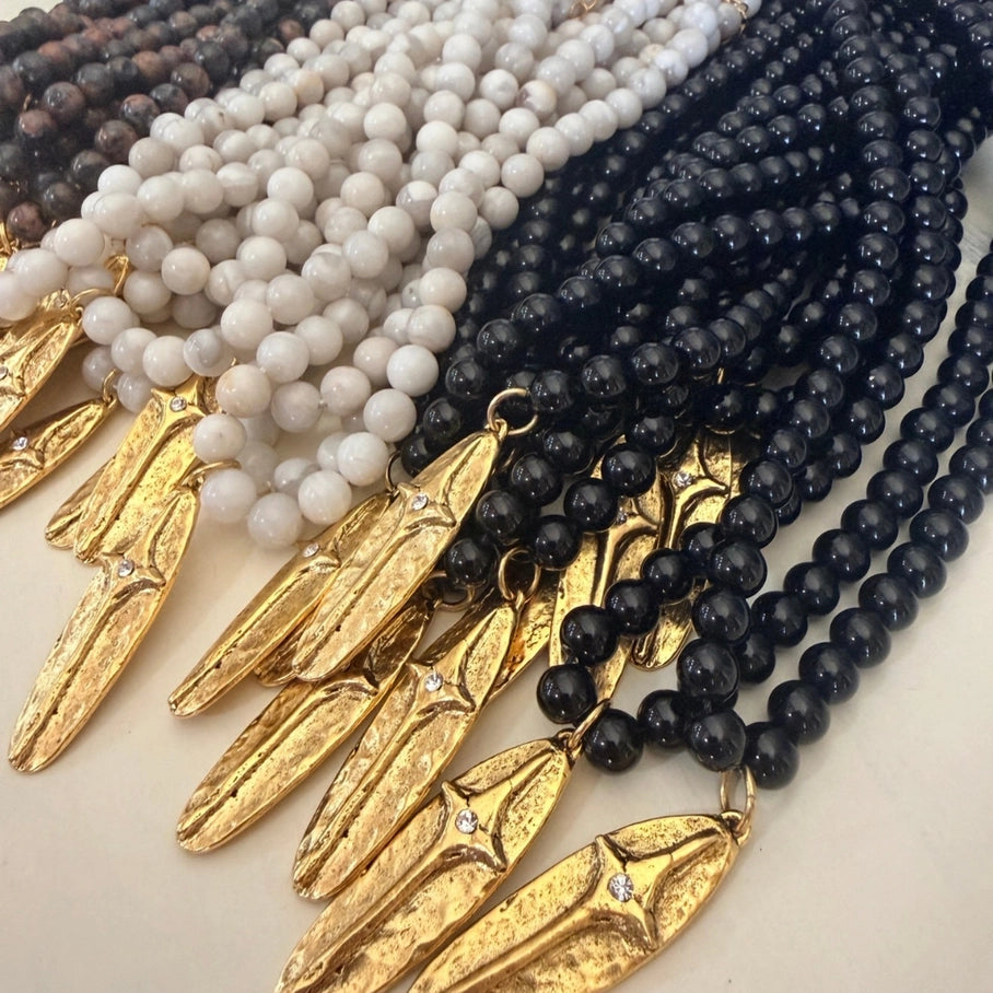 Heritage Beaded Cross Necklace