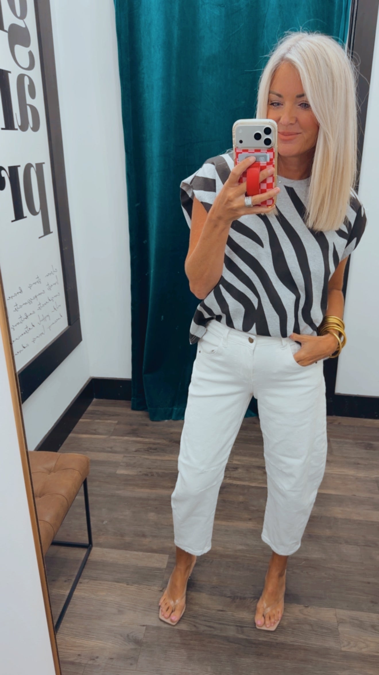 Wild Zebra Muscle Tee