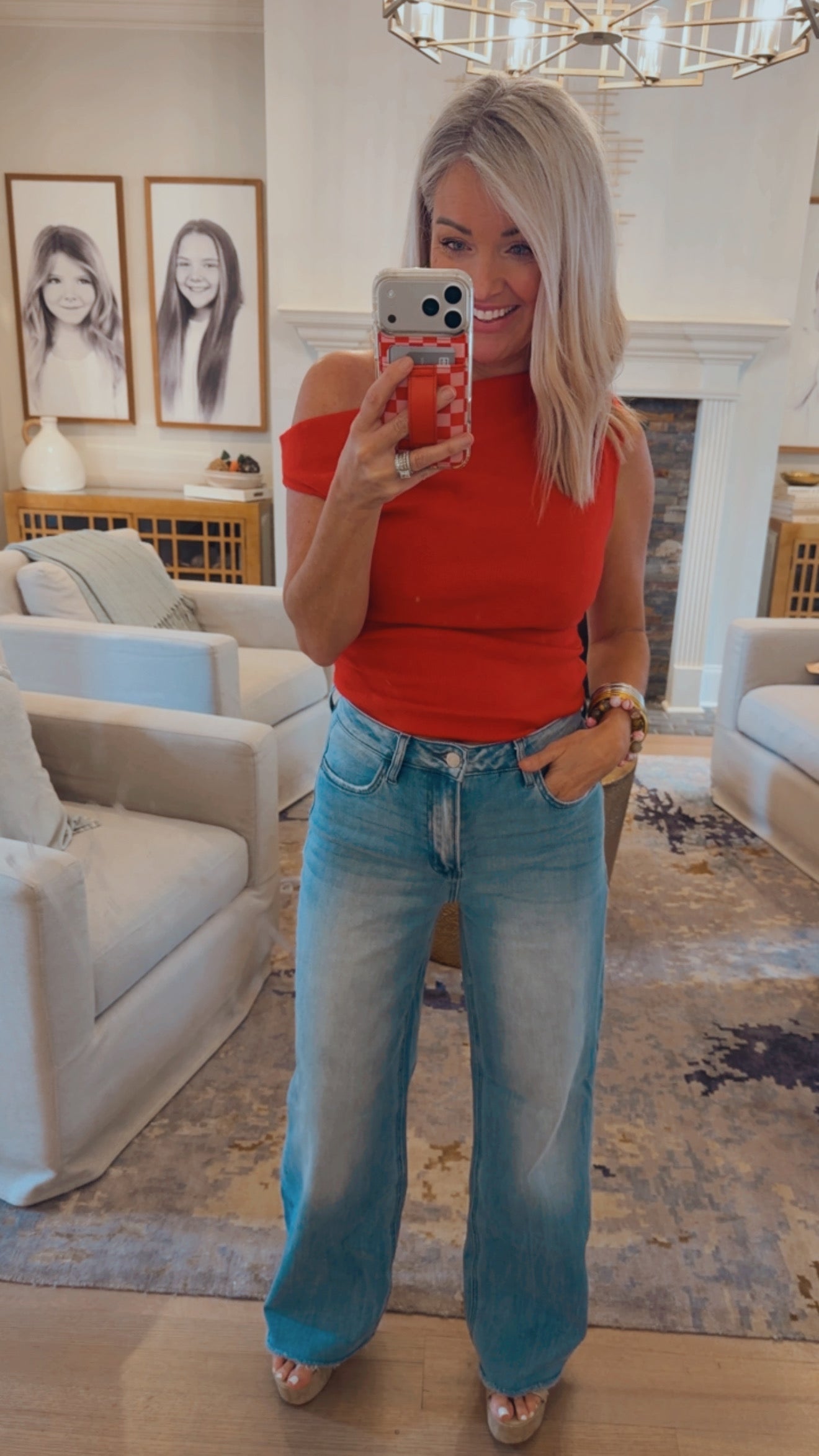 Asymmetrical Neck Sweater Top